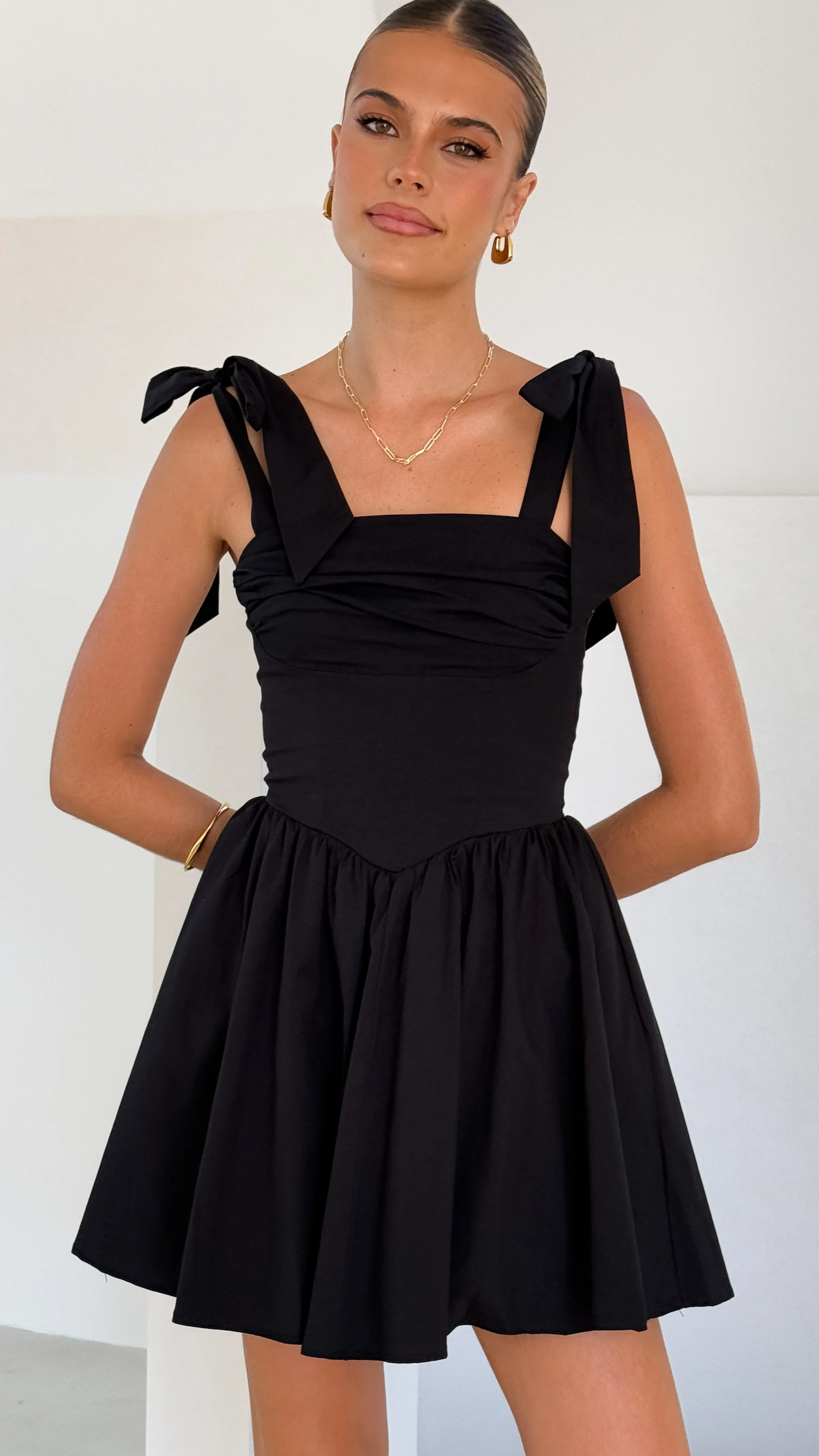 Haisley Mini Dress - Black - Image 5