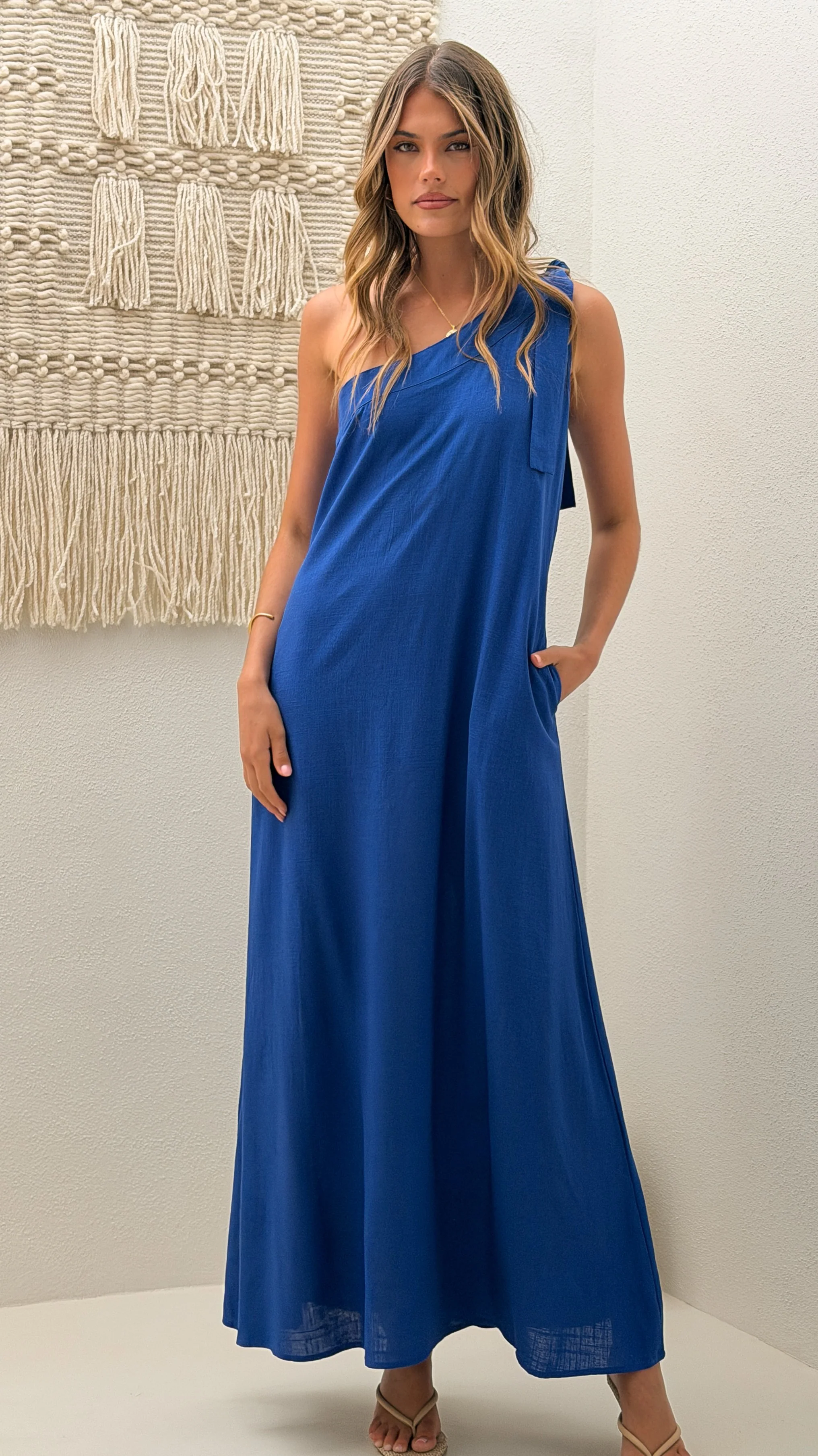 Hallie Maxi Dress - Blue - Image 7
