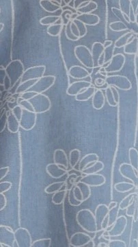 Hanae Mini Dress - Denim Flower - Image 11