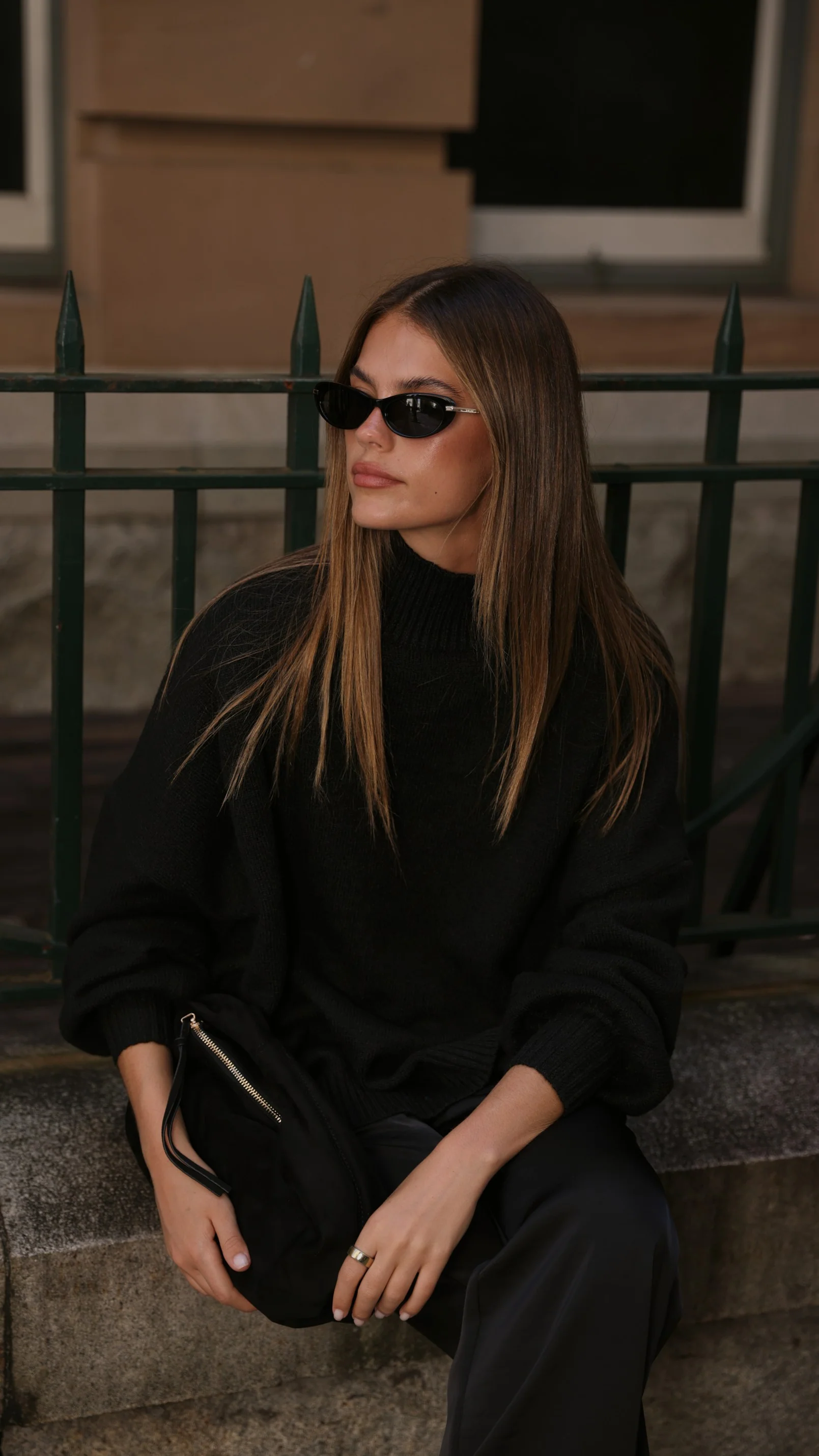 Harita Knitted Sweater - Black - Image 10