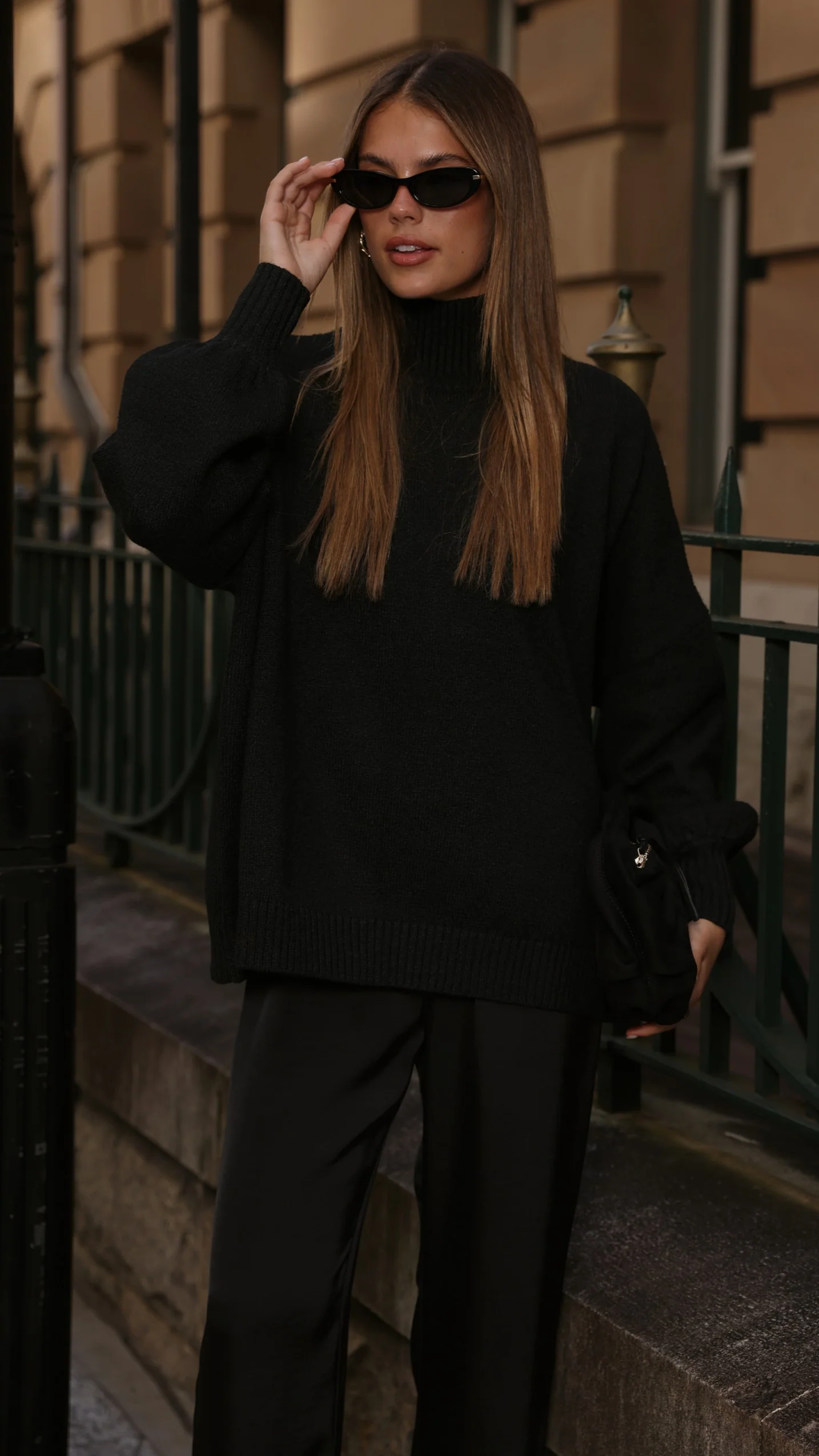 Harita Knitted Sweater - Black - Image 15