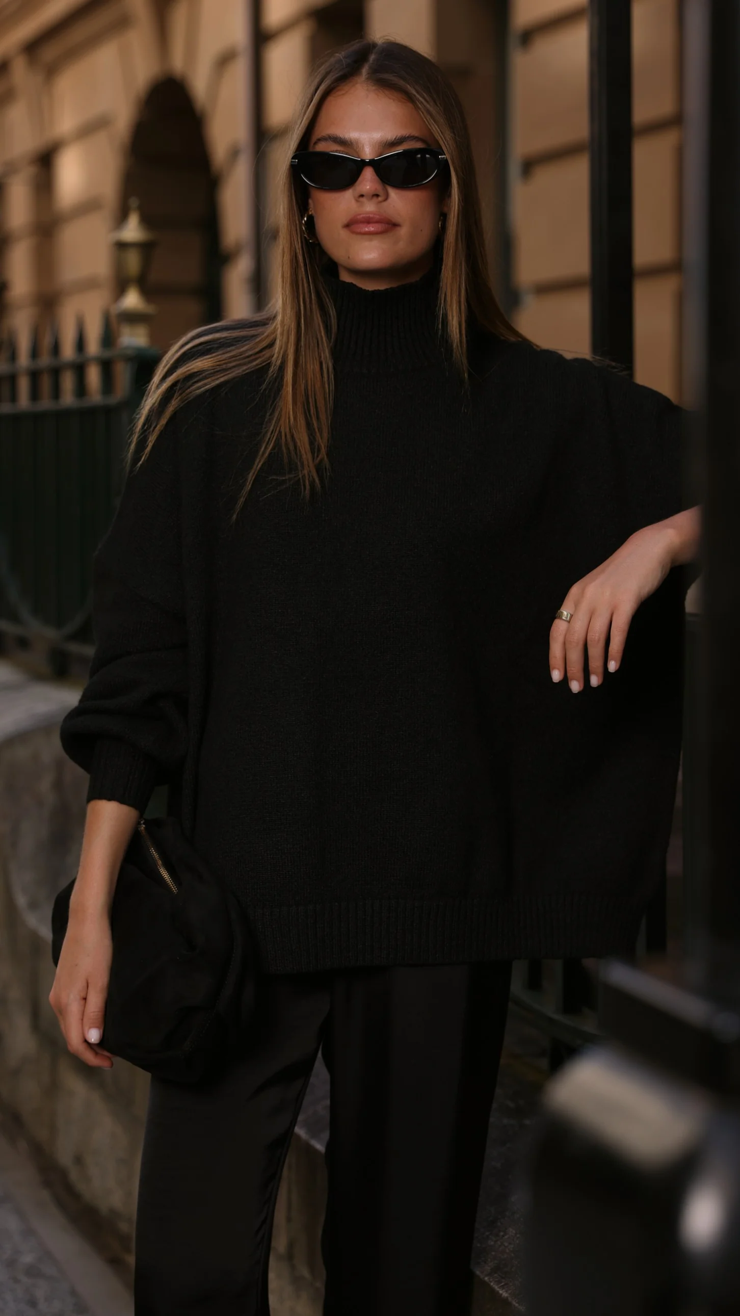 Harita Knitted Sweater - Black - Image 16