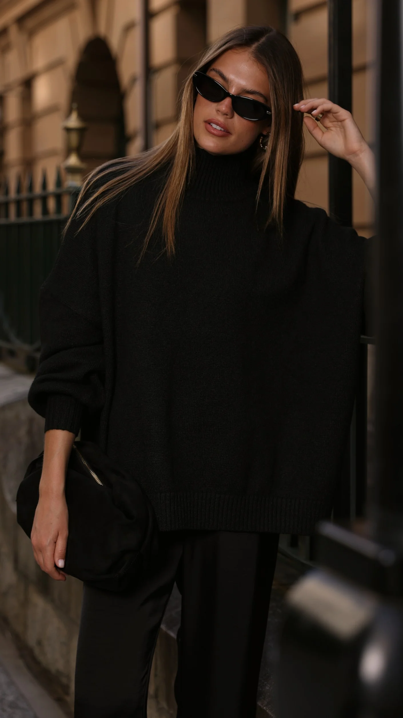 Harita Knitted Sweater - Black - Image 17