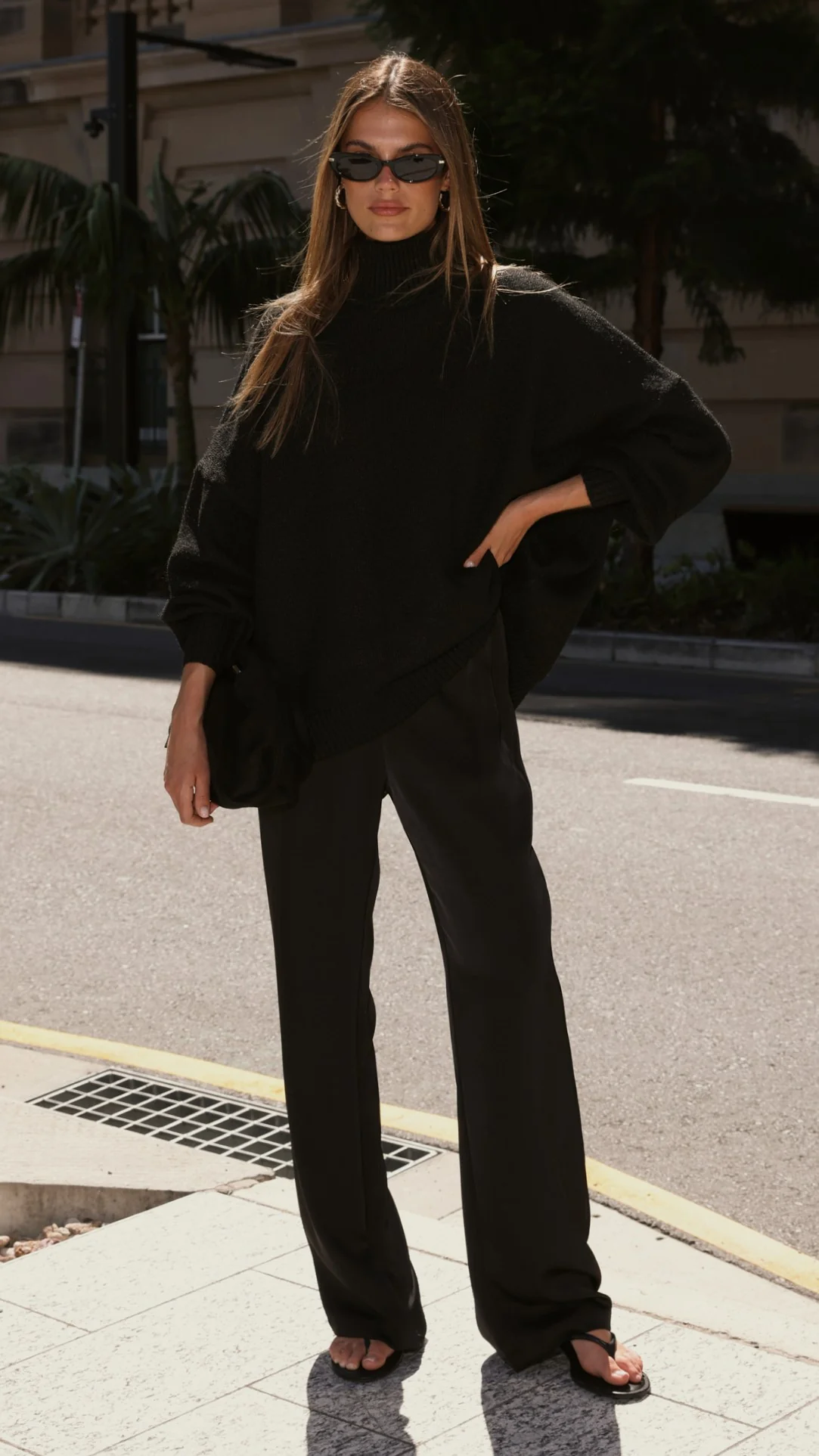 Harita Knitted Sweater - Black - Image 3