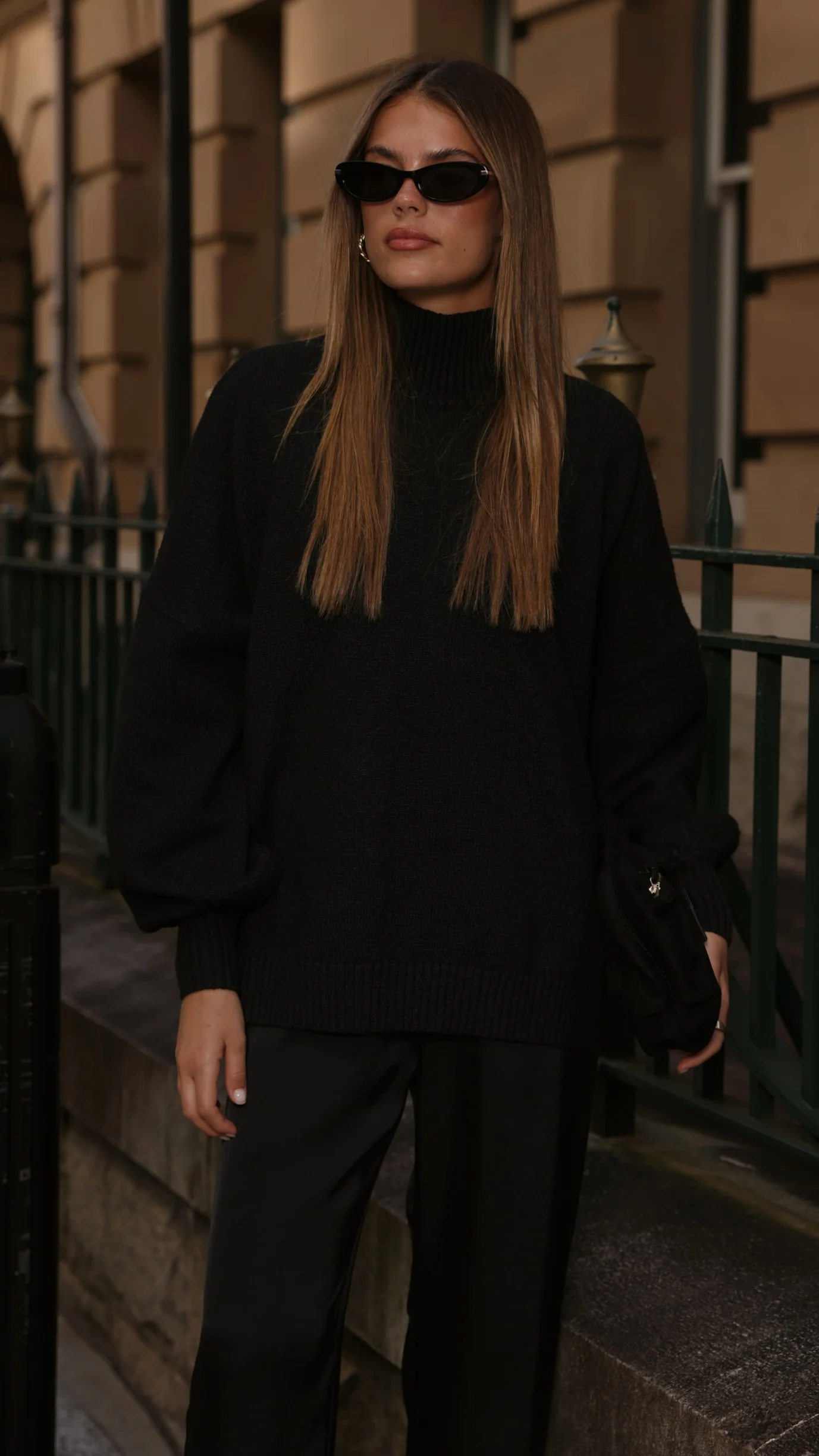 Harita Knitted Sweater - Black - Image 4