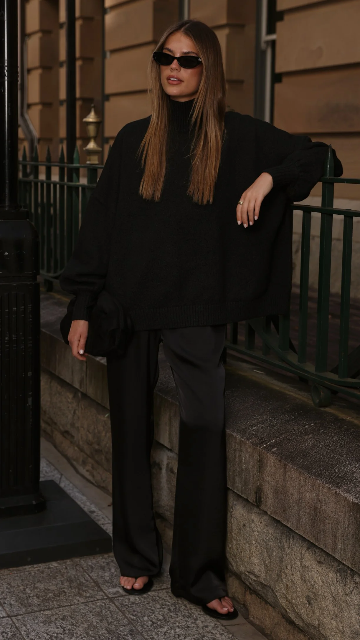Harita Knitted Sweater - Black - Image 5