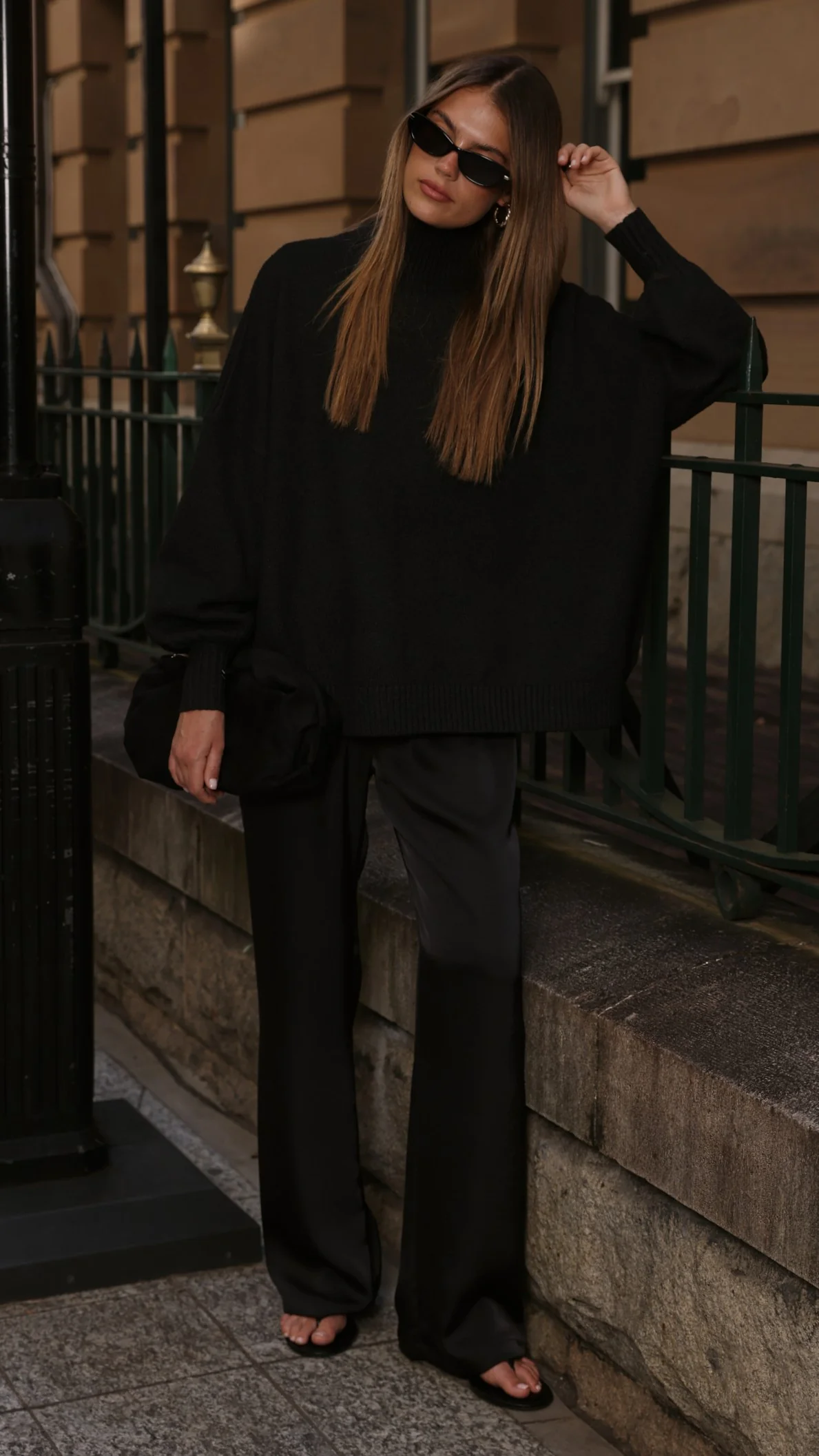 Harita Knitted Sweater - Black - Image 6
