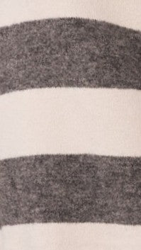 Harita Knitted Sweater - Grey/Cream Stripe - Image 8