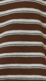 Harla Long Sleeve Top & Shorts Set - Brown/Blue Stripe - Image 9