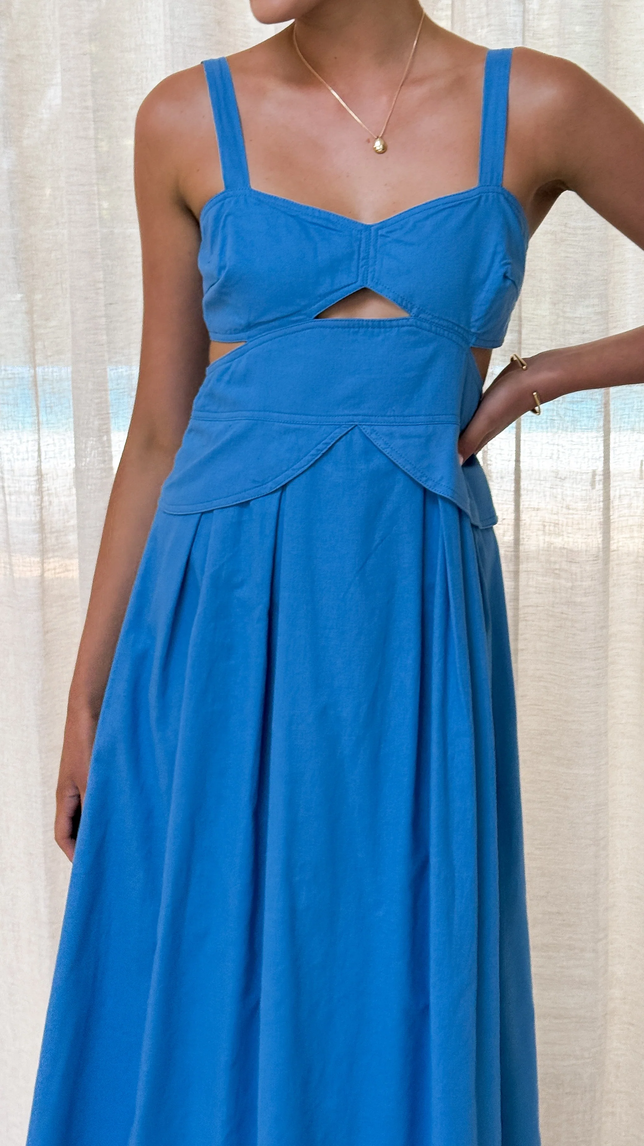 Harleigh Maxi Dress - Blue - Image 7