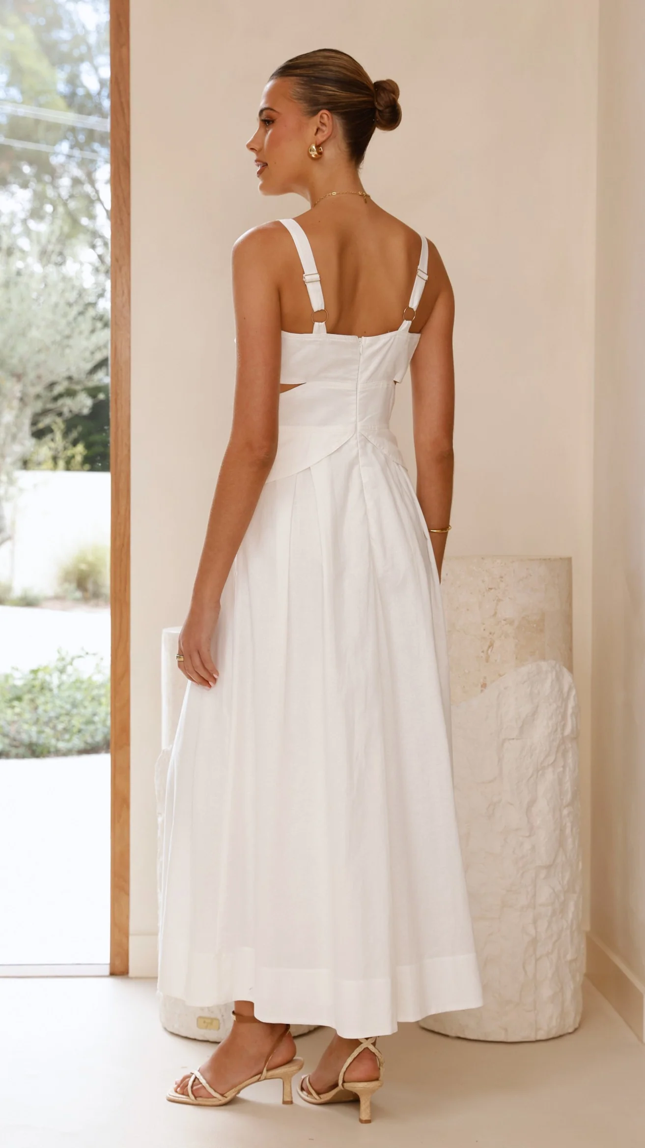 Harleigh Maxi Dress - White - Image 2