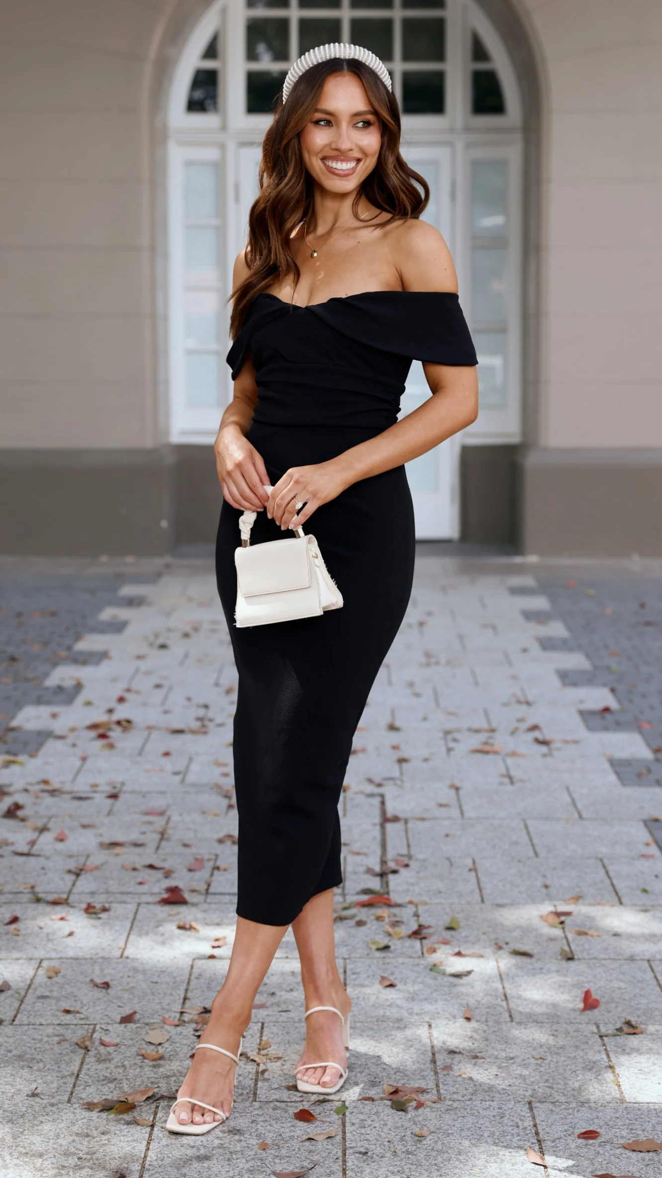 Holly Midi Dress - Black - Image 12