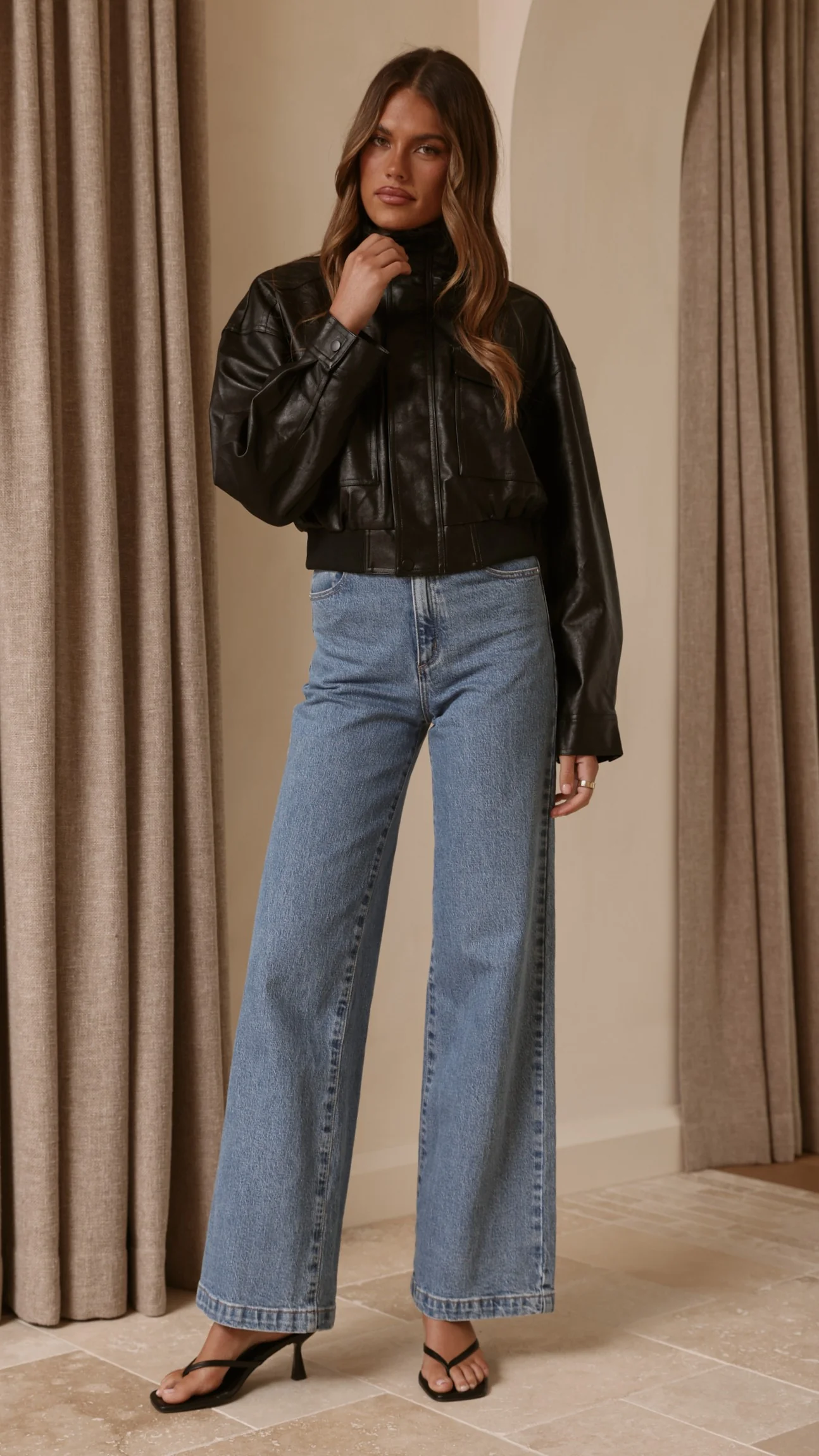 Hugo Funnel Neck Jacket - Black - Image 10