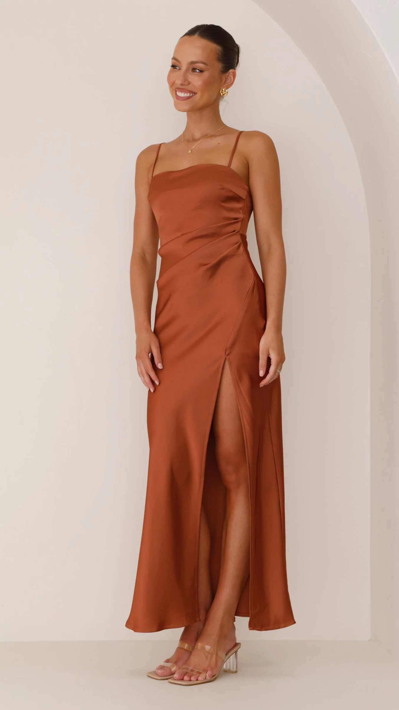 Ilana Maxi Dress - Copper - Image 7