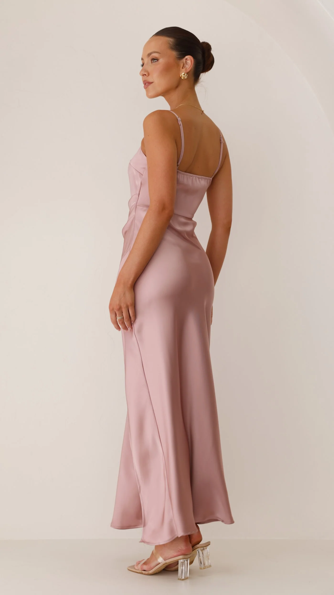 Ilana Maxi Dress - Dusty Pink - Image 4
