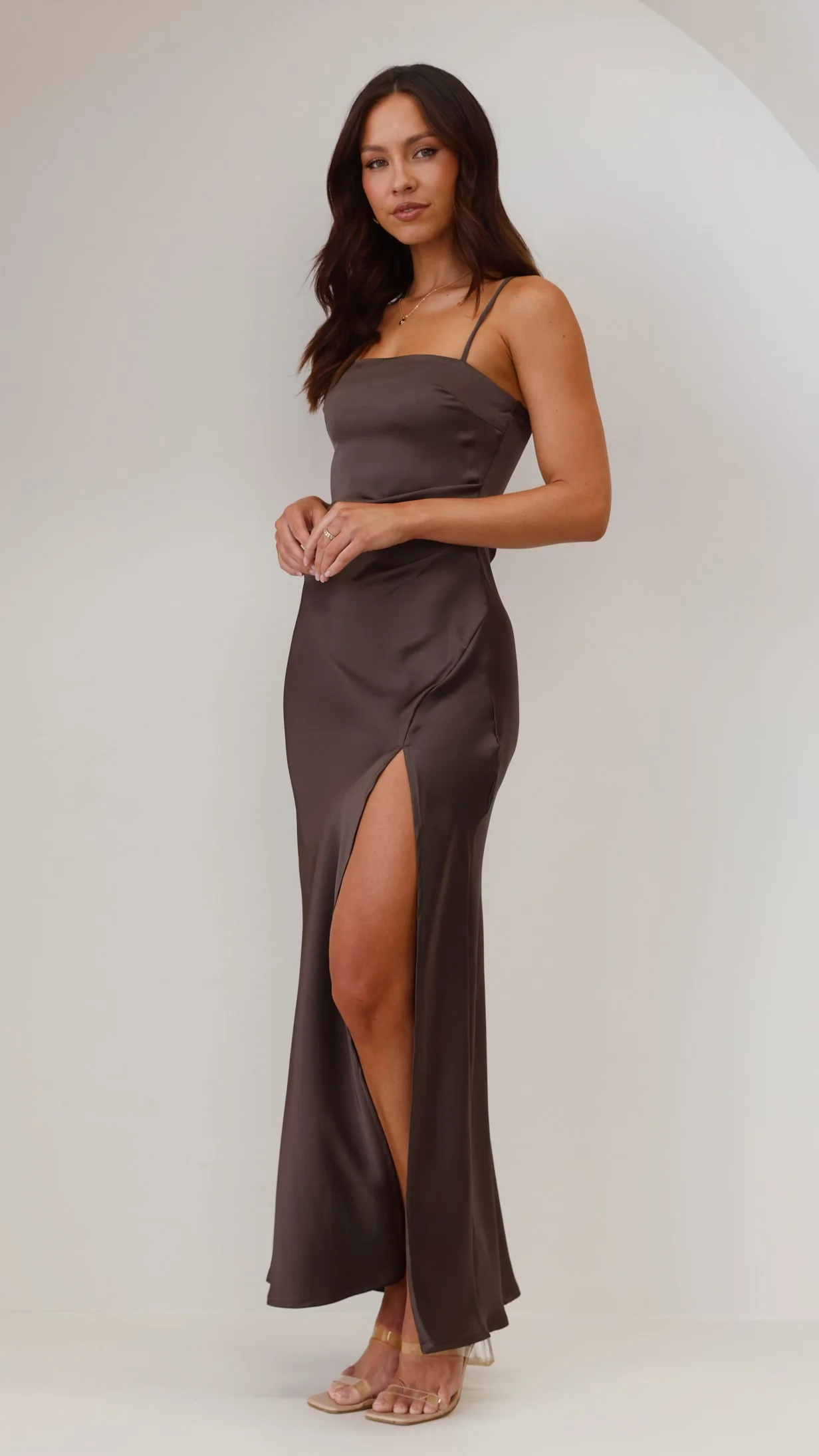 Ilana Maxi Dress - Espresso - Image 17