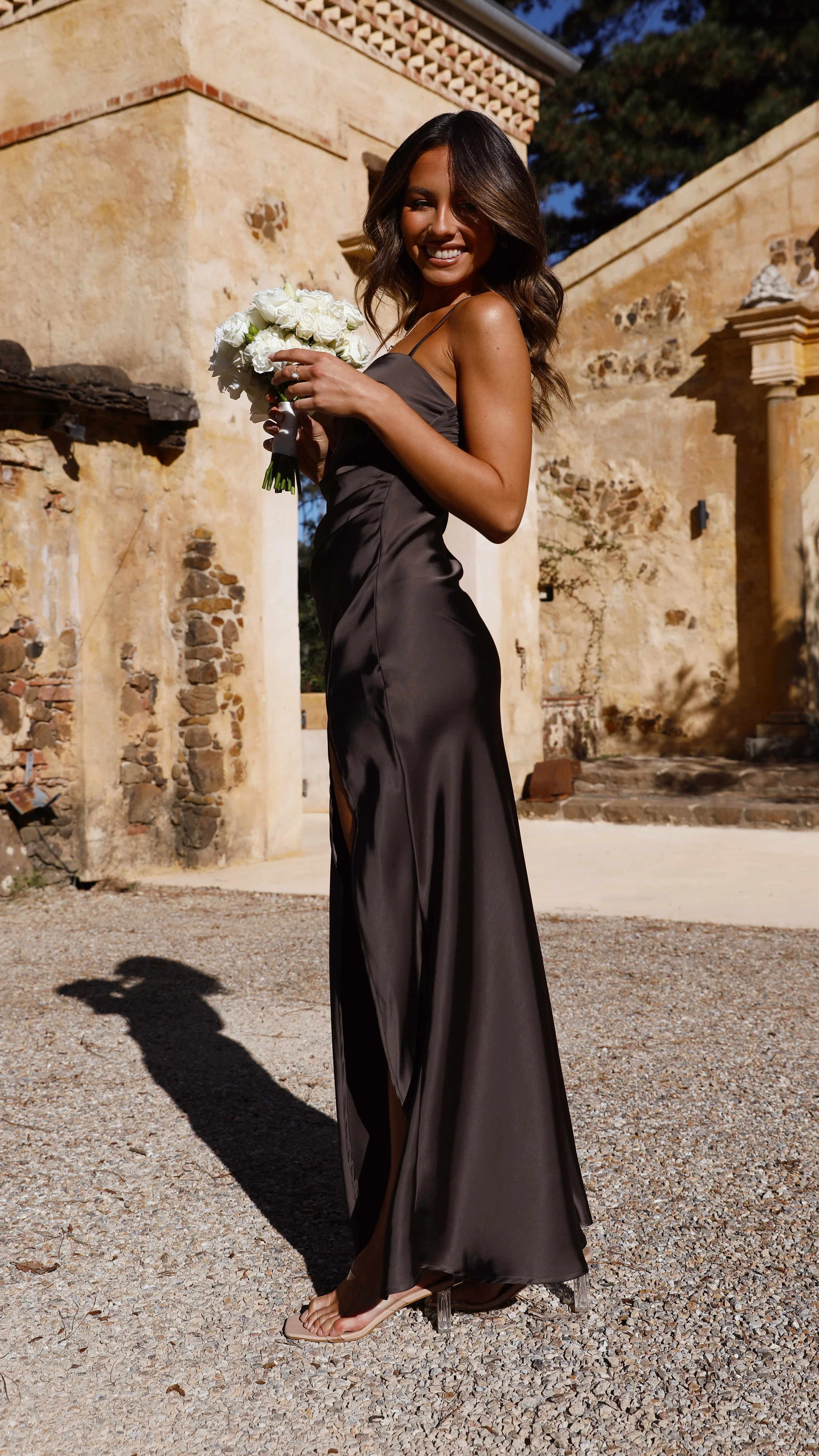 Ilana Maxi Dress - Espresso - Image 2