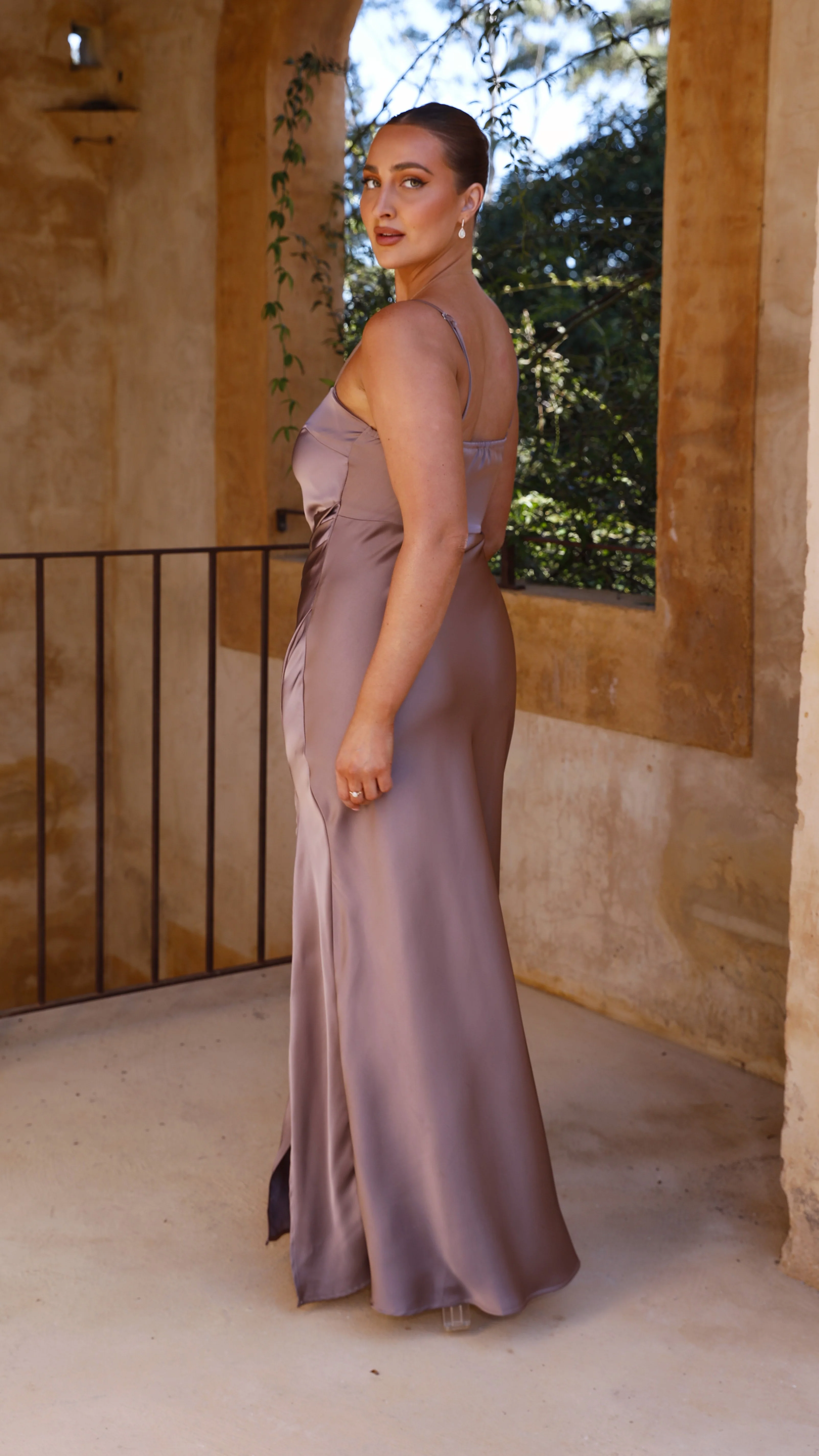 Ilana Maxi Dress - Mushroom - Image 13