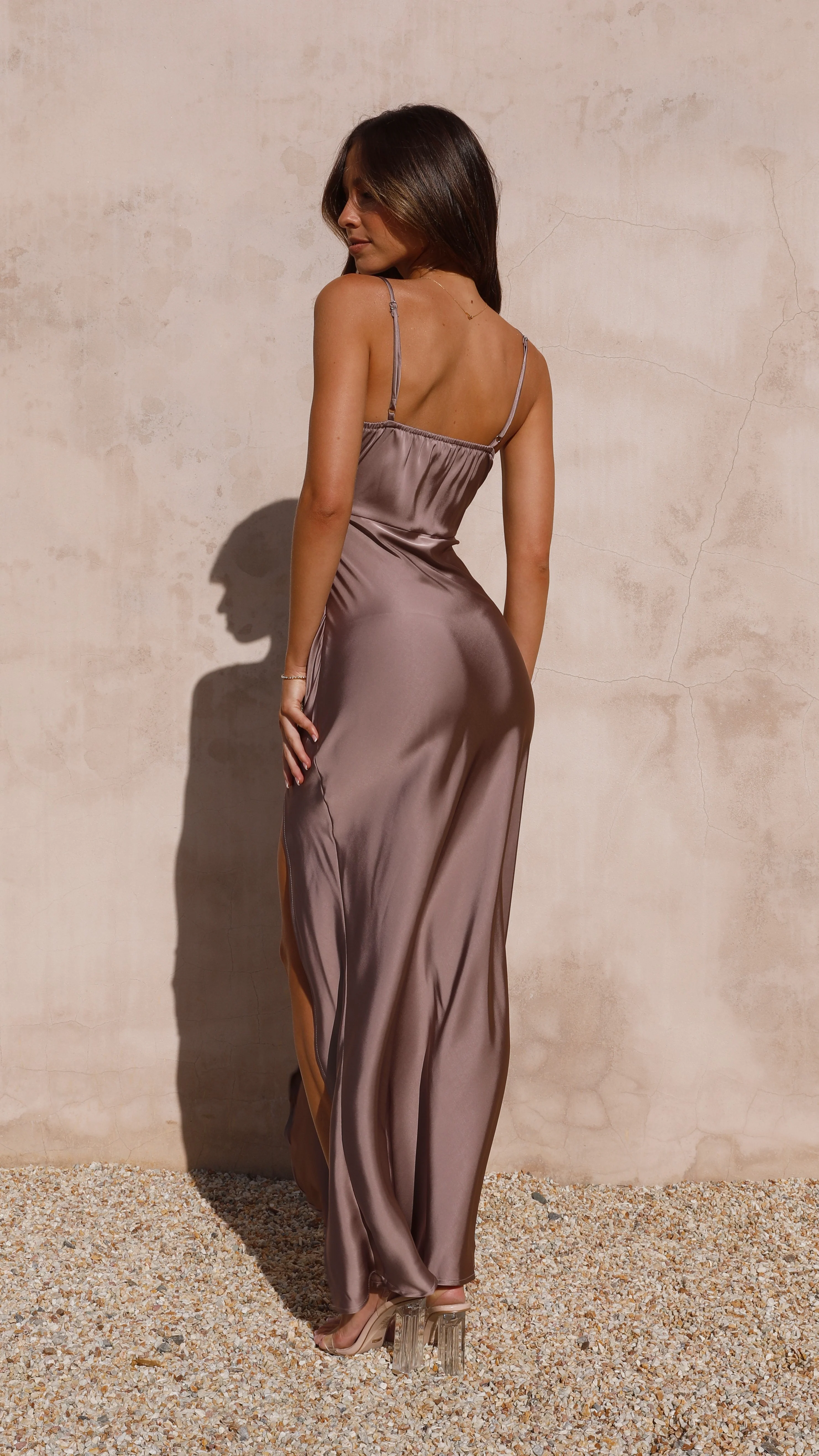Ilana Maxi Dress - Mushroom - Image 2
