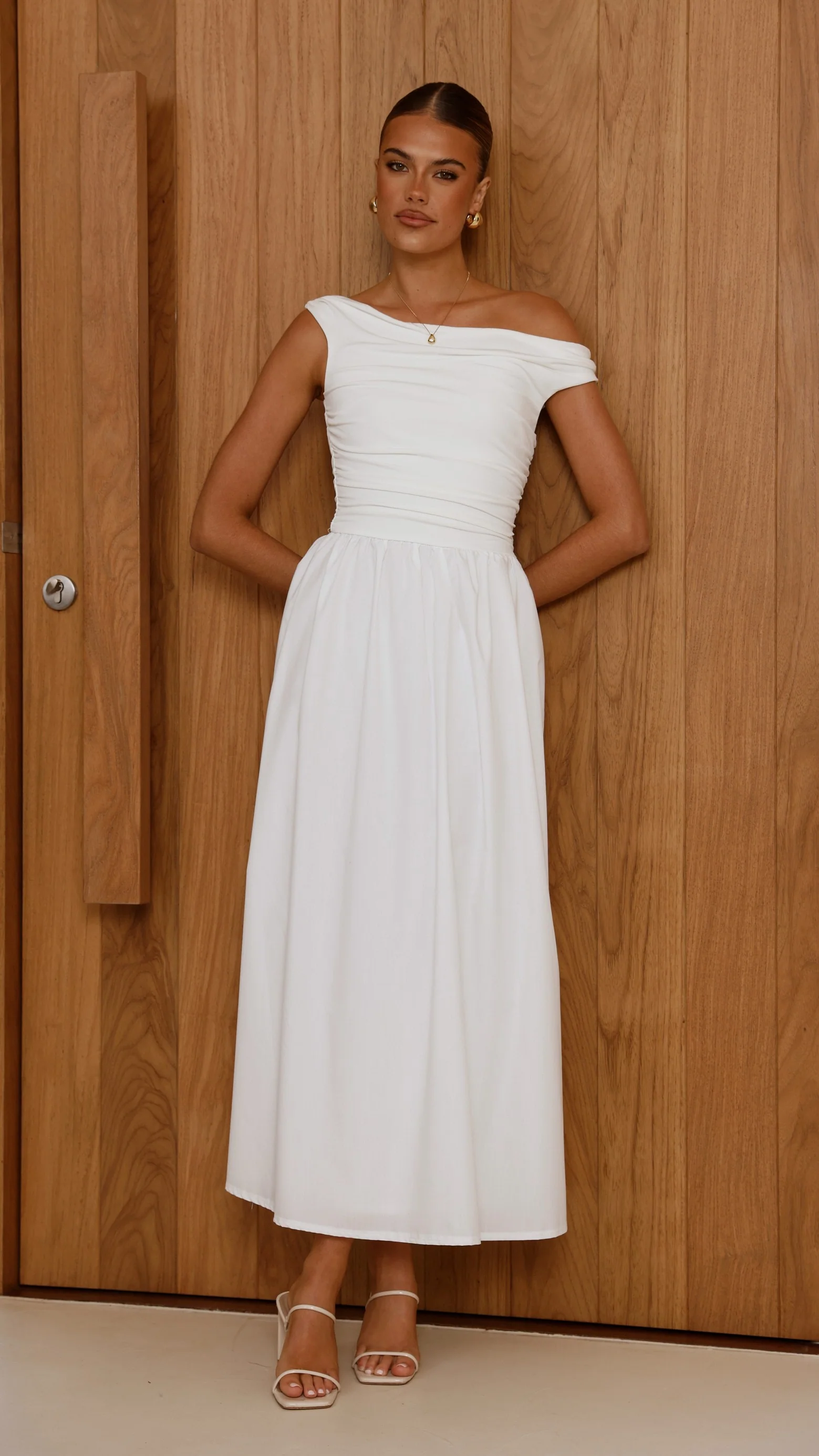 Immy Midi Dress - White - Image 16