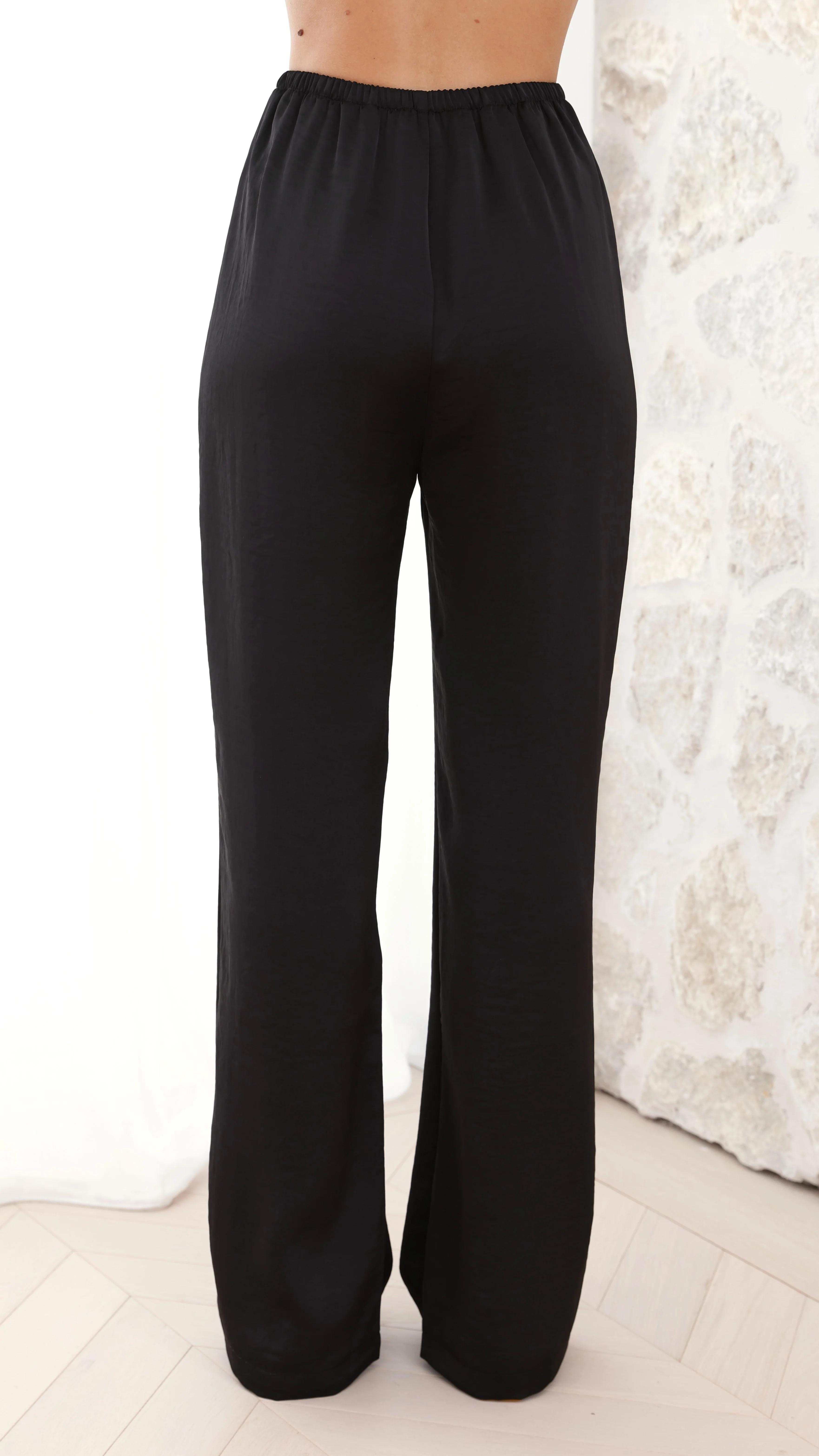 Imogen Button Pants - Black - Image 13