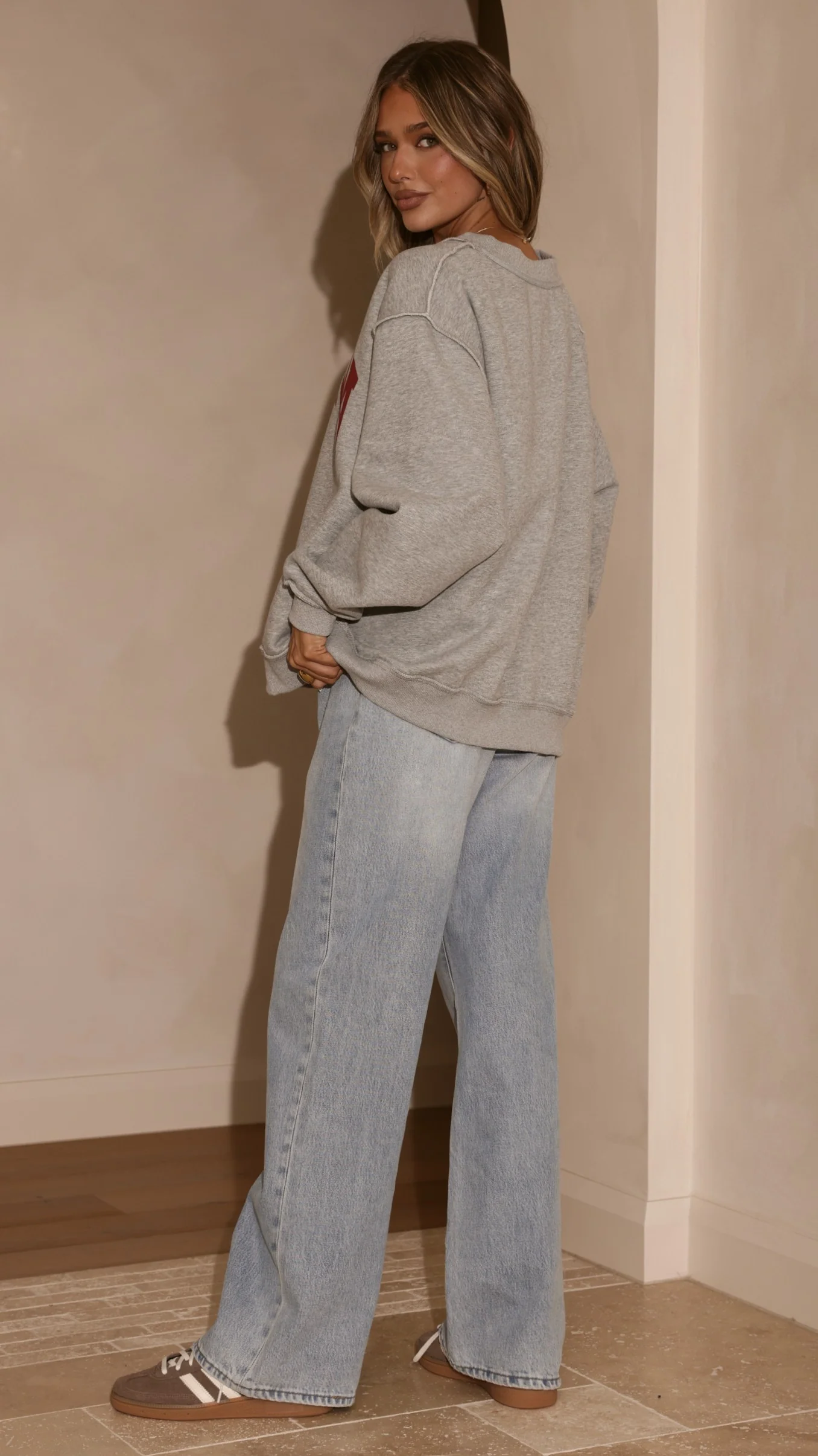 Indiana Crewneck Sweater - Grey - Image 2