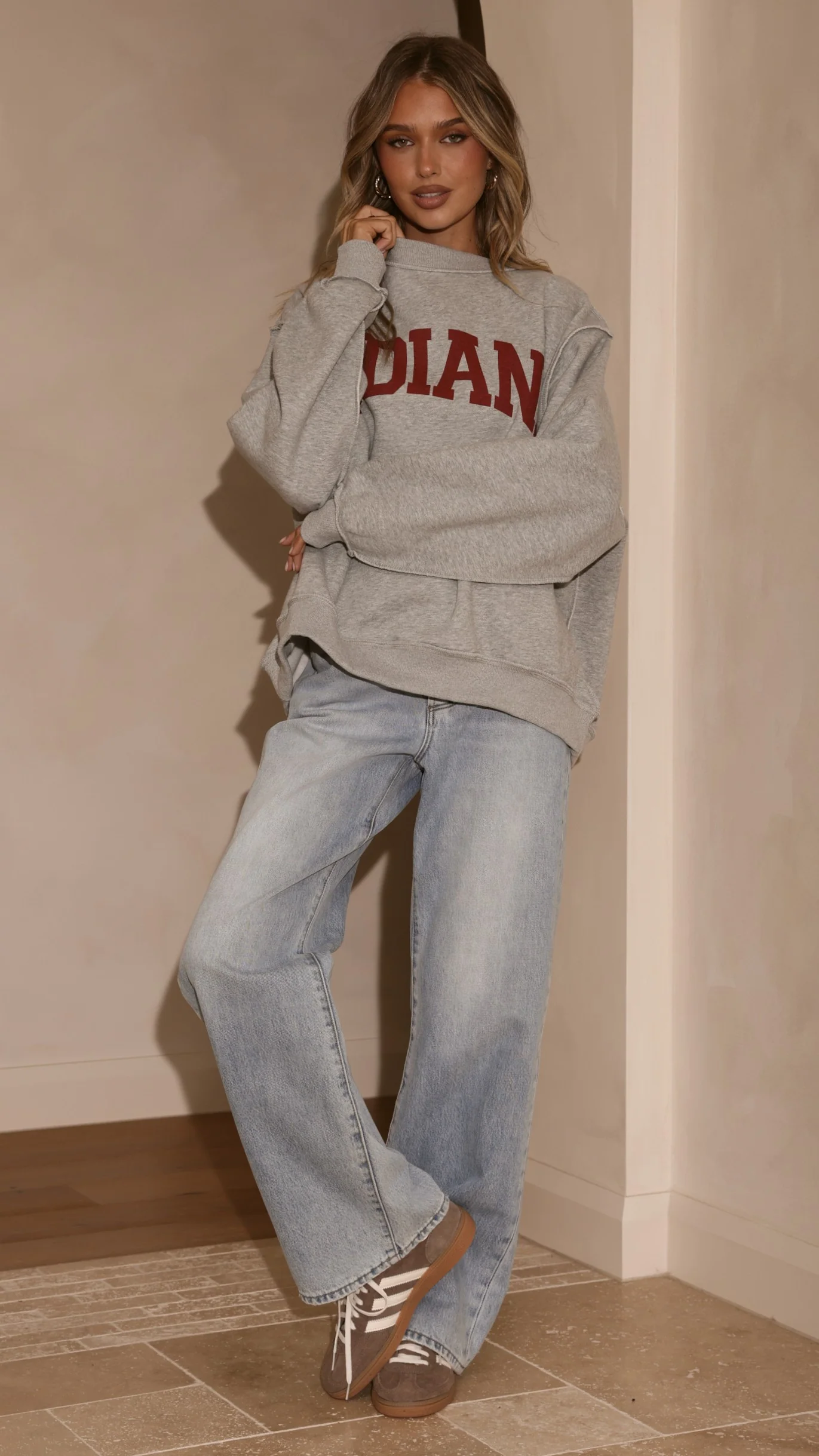 Indiana Crewneck Sweater - Grey - Image 6