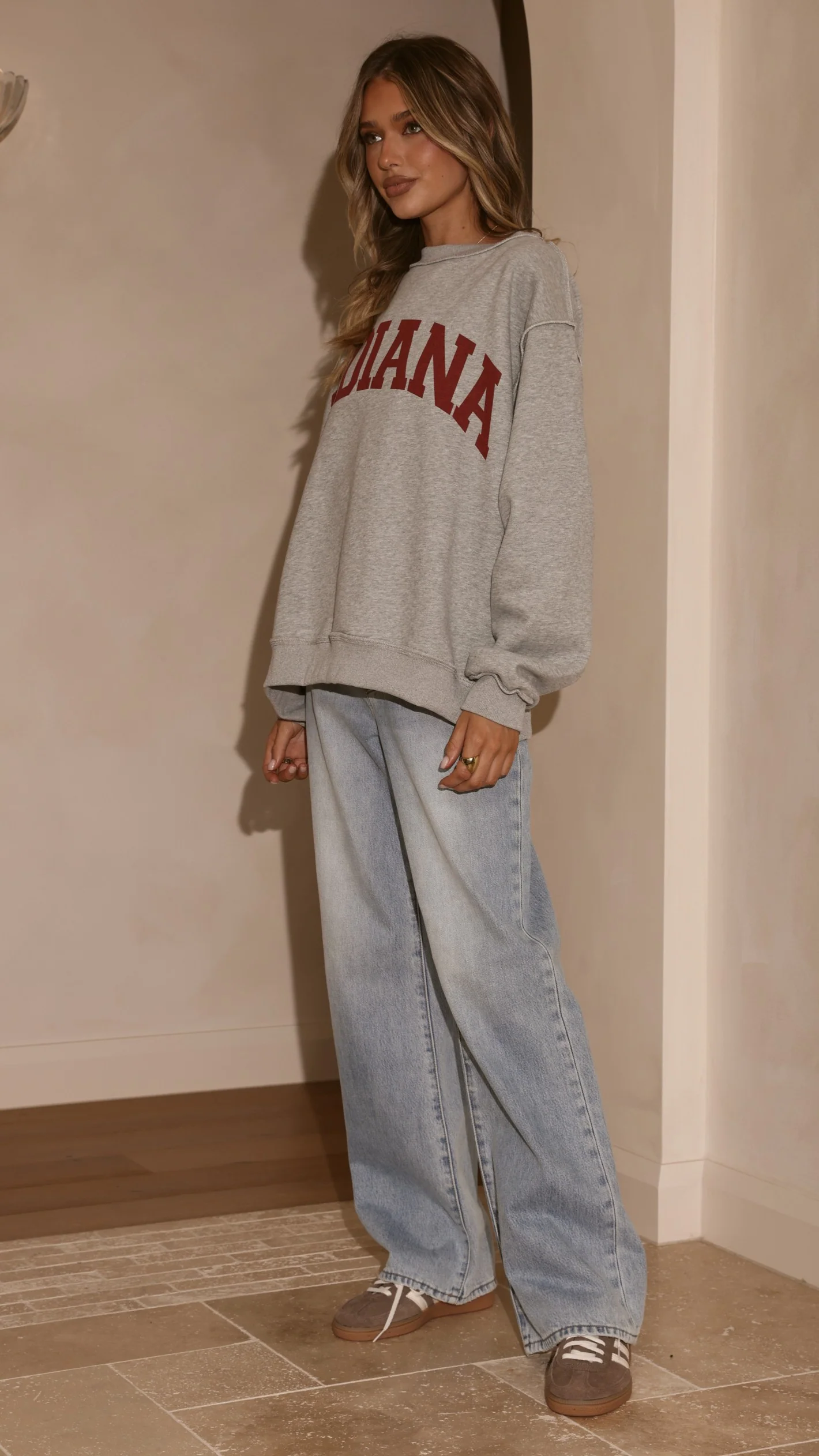 Indiana Crewneck Sweater - Grey - Image 7