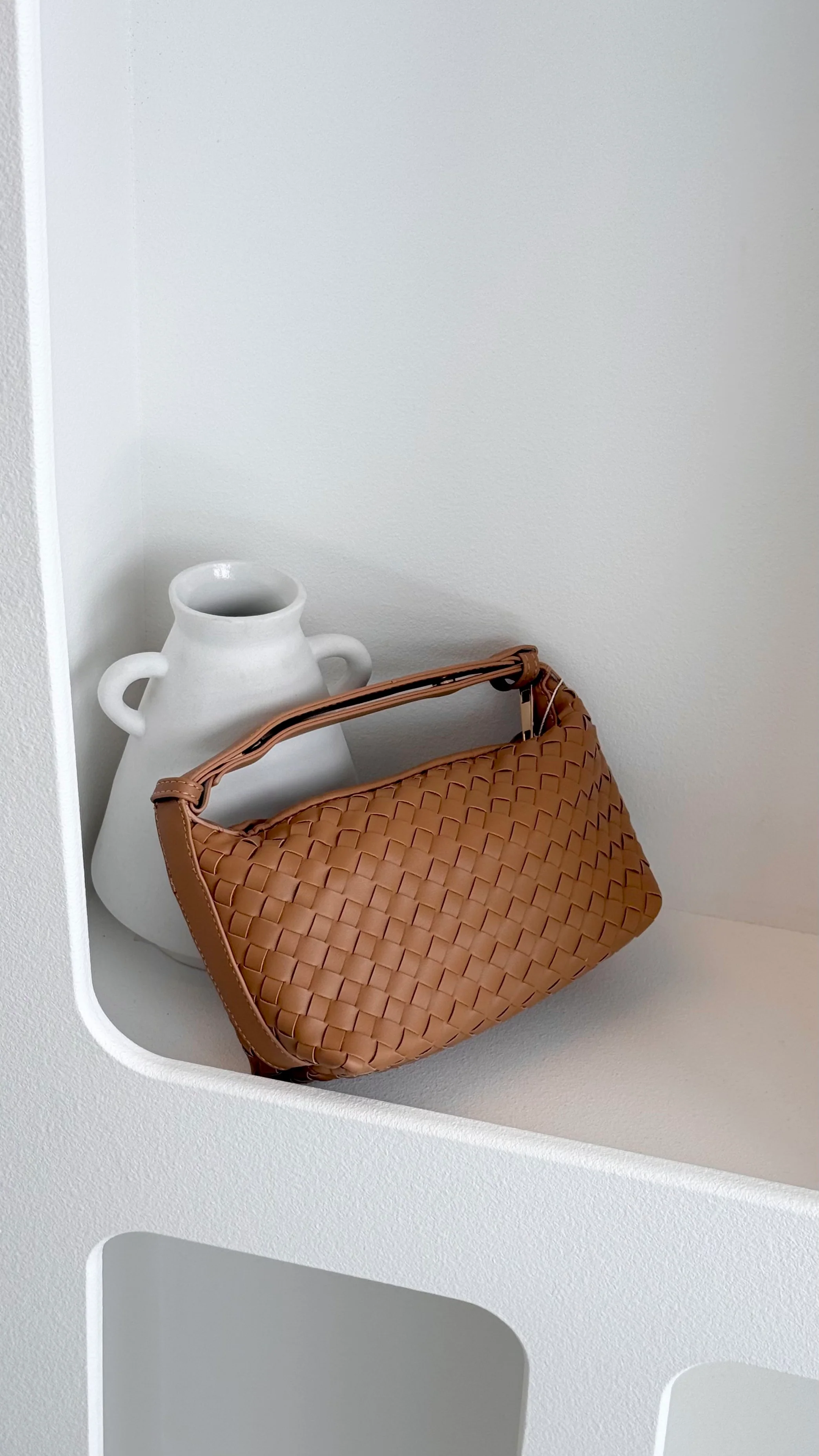Isabelle Handle Bag - Tan - Image 4