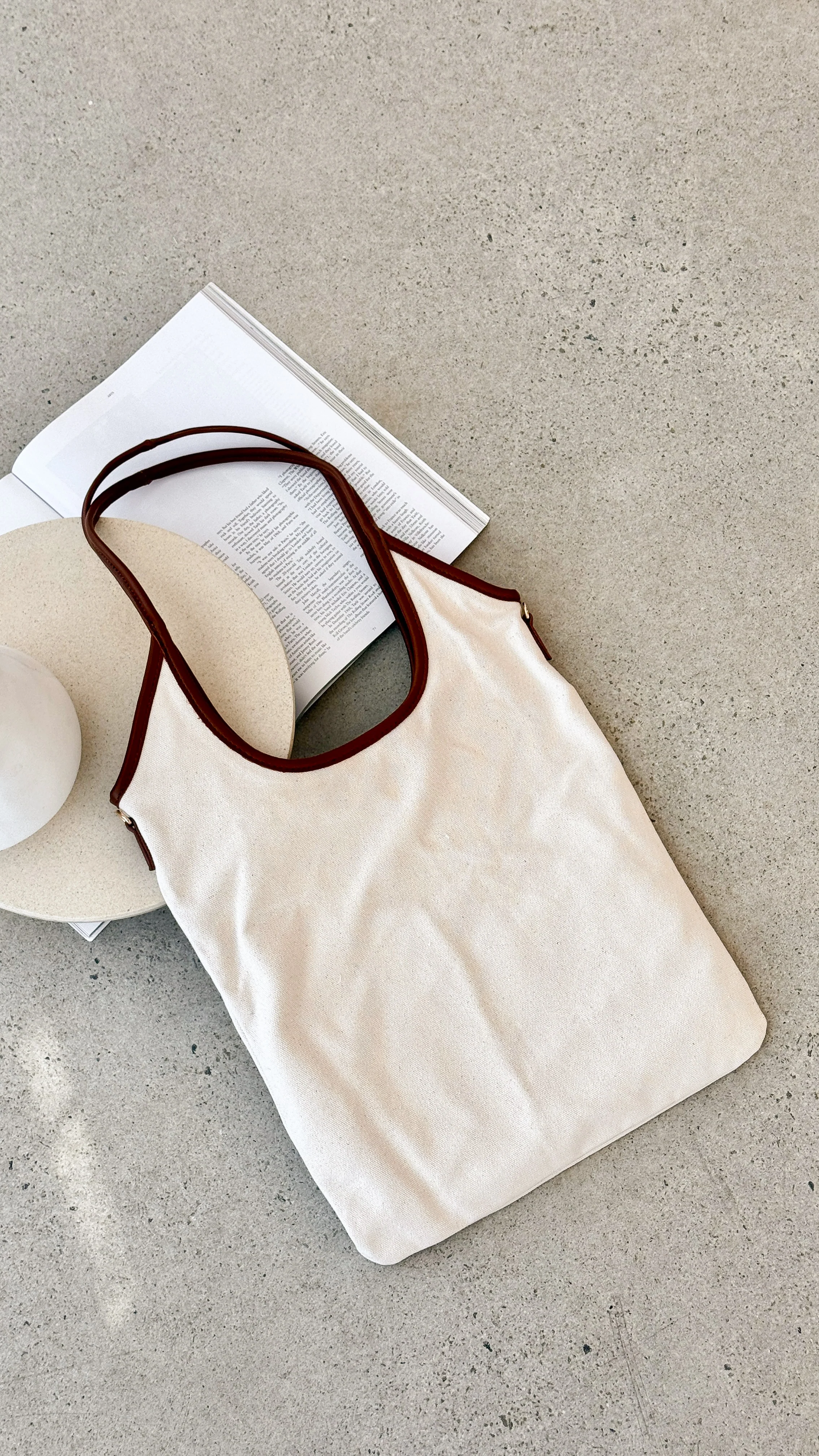 Isobel Shoulder Bag - Natural Linen - Image 4