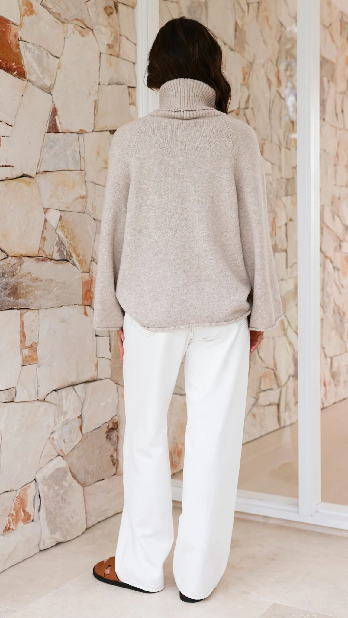 Jacques Knitted Jumper - Oatmeal - Image 5