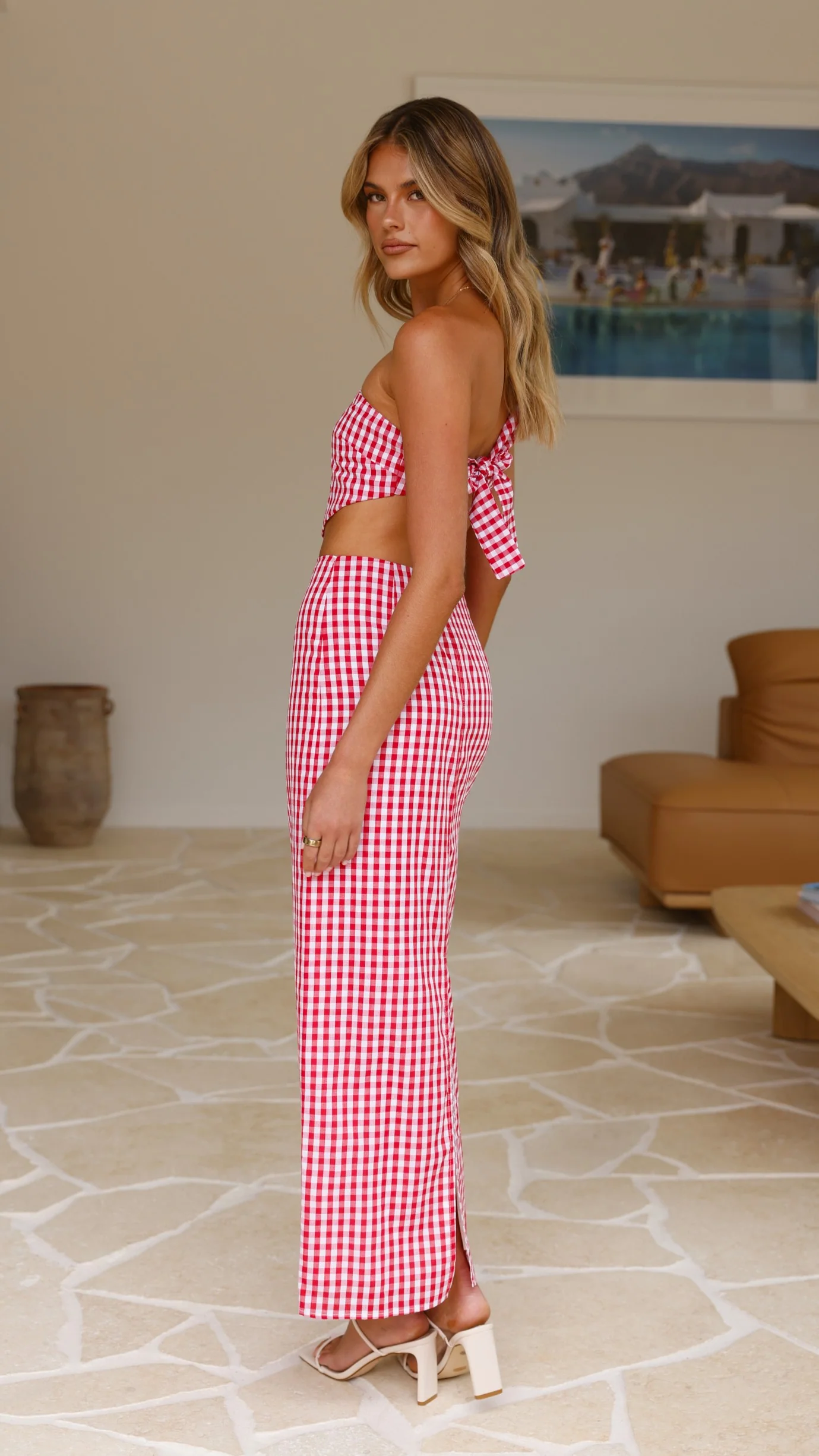 Jakayla Maxi Skirt - Picnic Red - Image 12