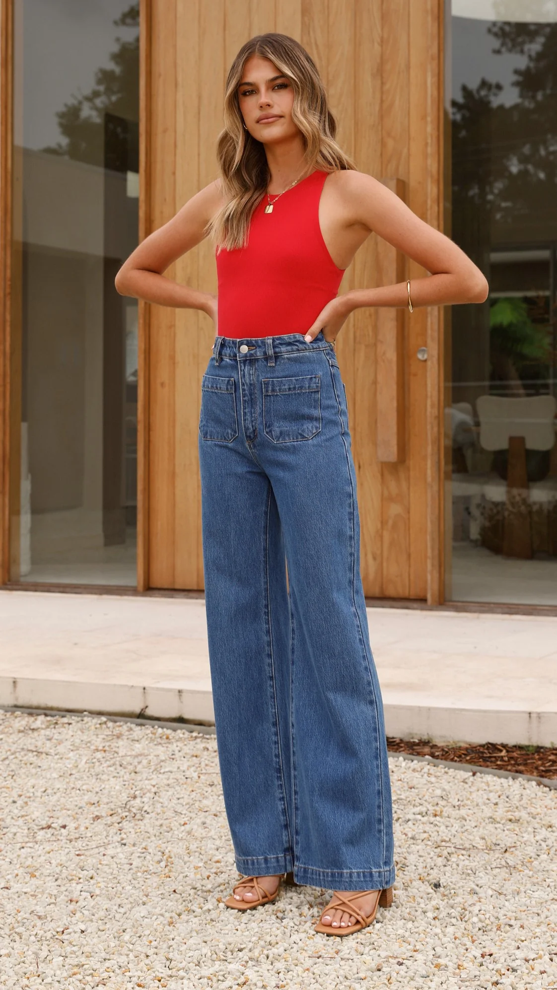 Jakira Bodysuit - Red - Image 10