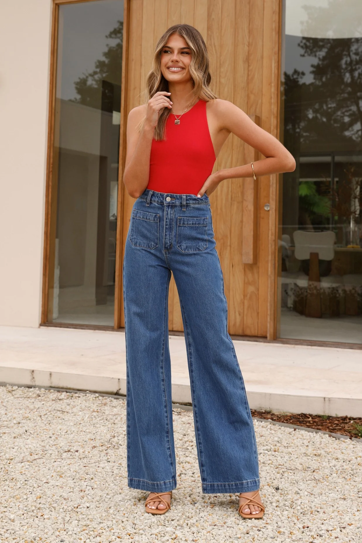 Jakira Bodysuit - Red - Image 7