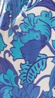 Janiya Puff Sleeve Playsuit - Blue / White Floral - Image 8