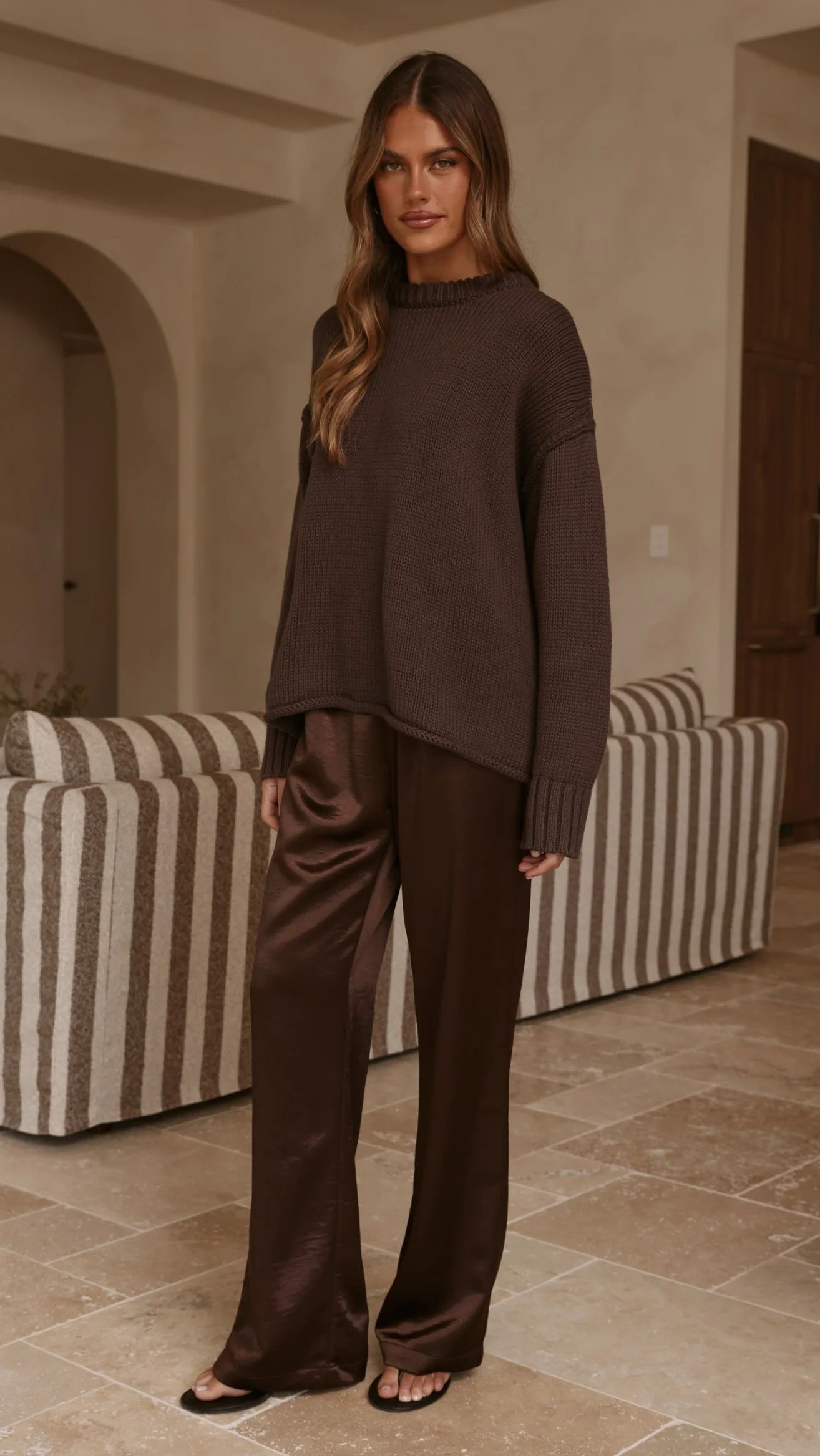 Jase Knit - Chocolate - Image 5