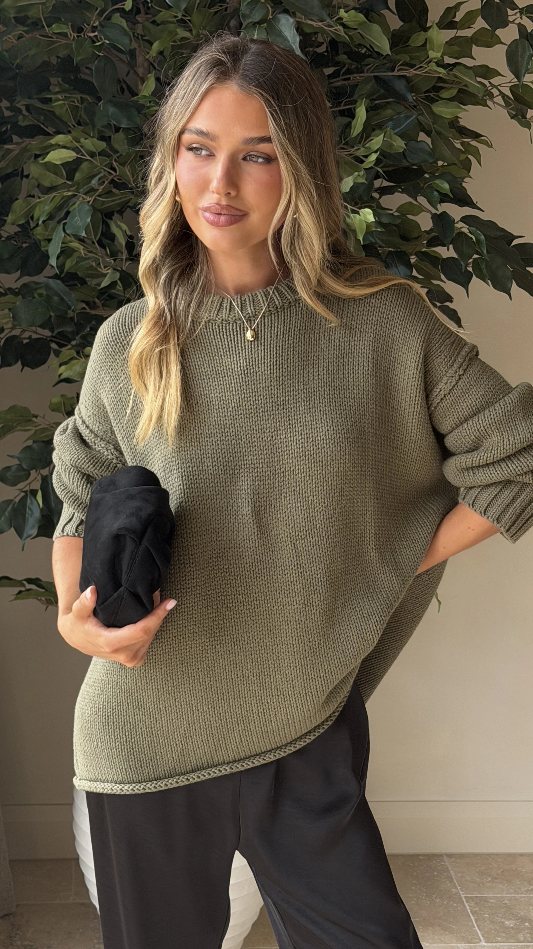 Jase Knit - Khaki - Image 8