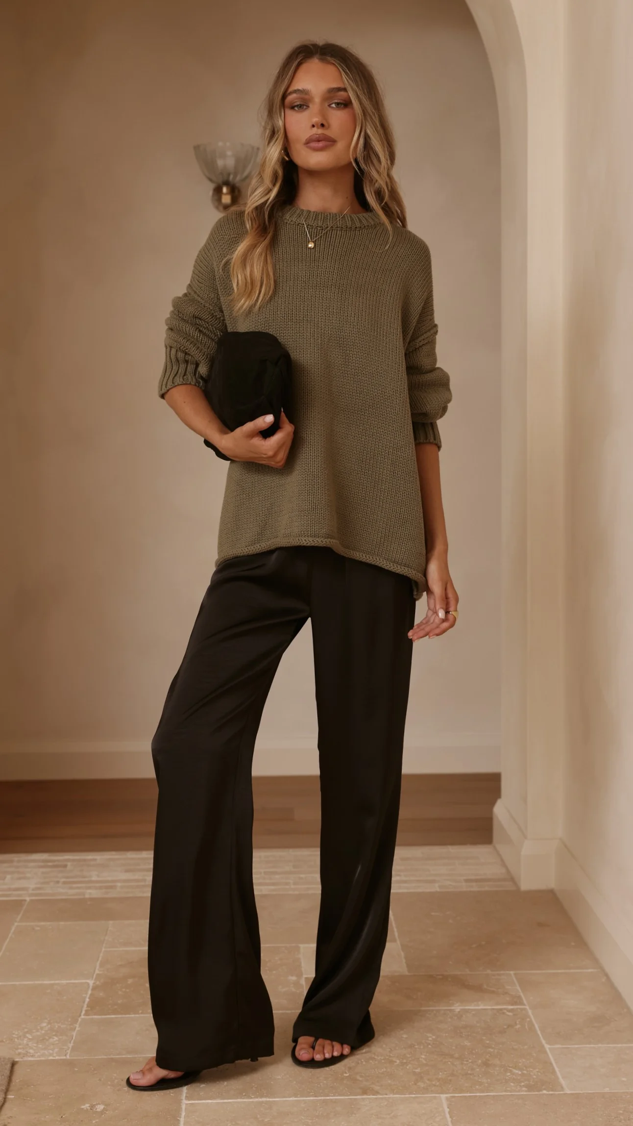 Jase Knit - Khaki - Image 9