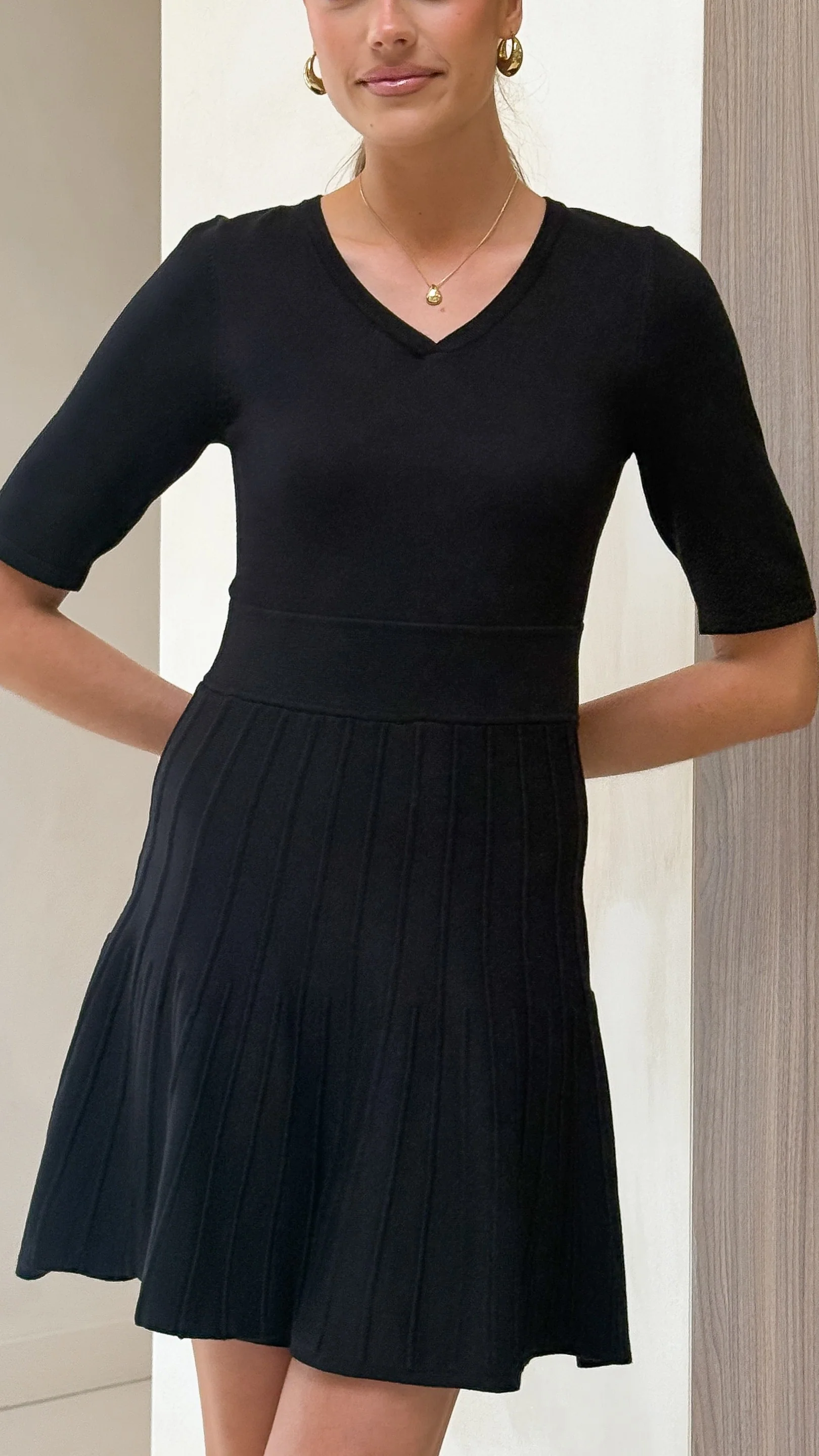 Jasmyn Mini Dress - Black