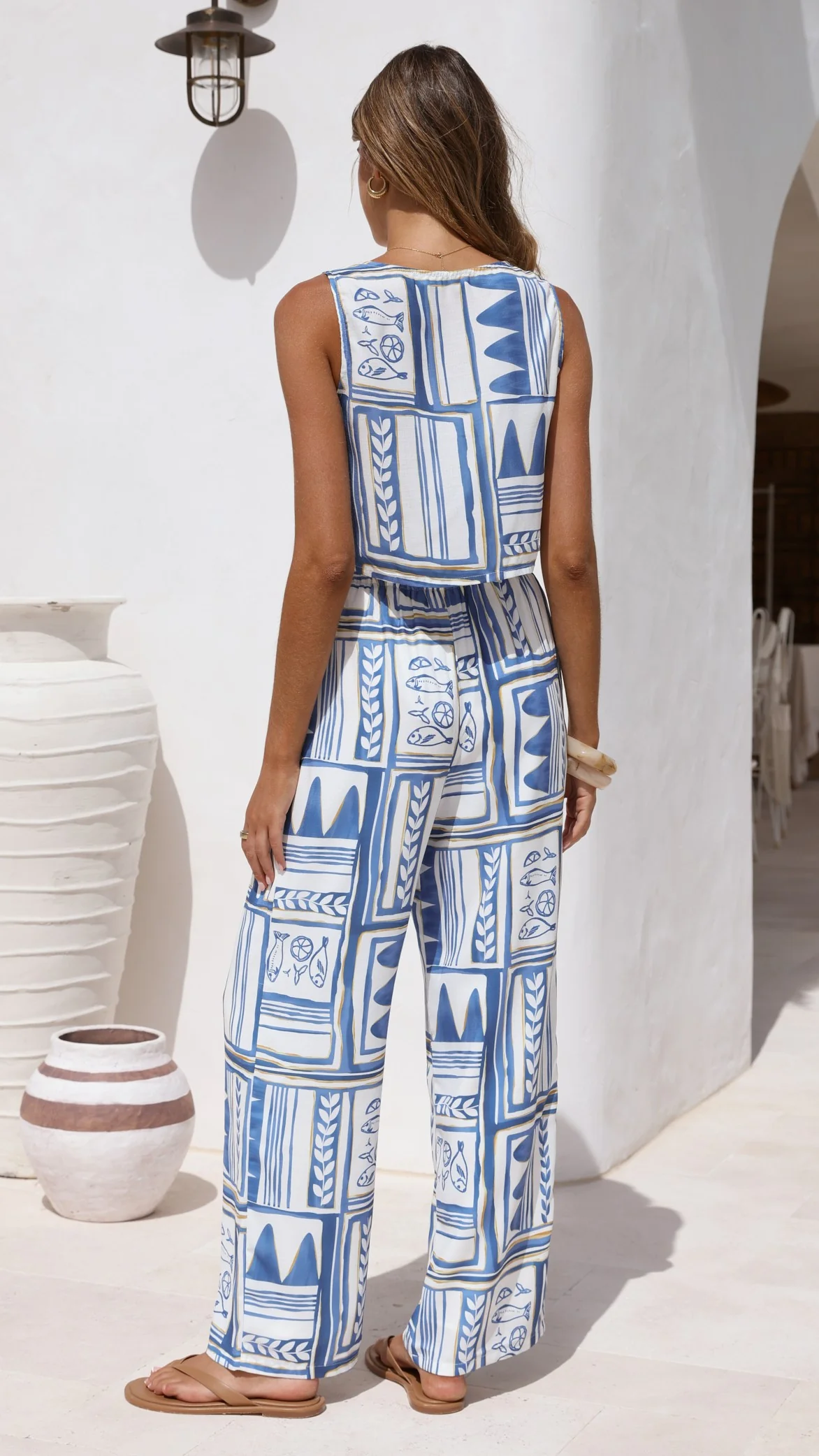 Jayda Crop Top - Coastal Escape - Image 2