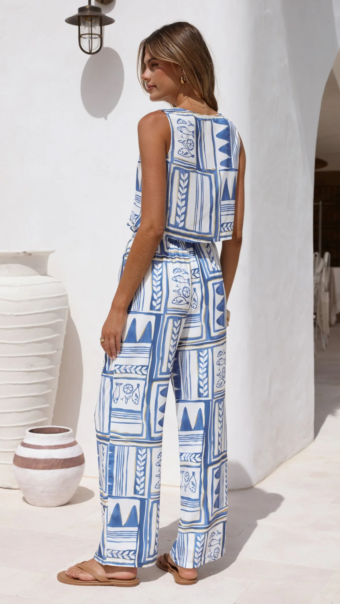 Jayda Crop Top - Coastal Escape - Image 7