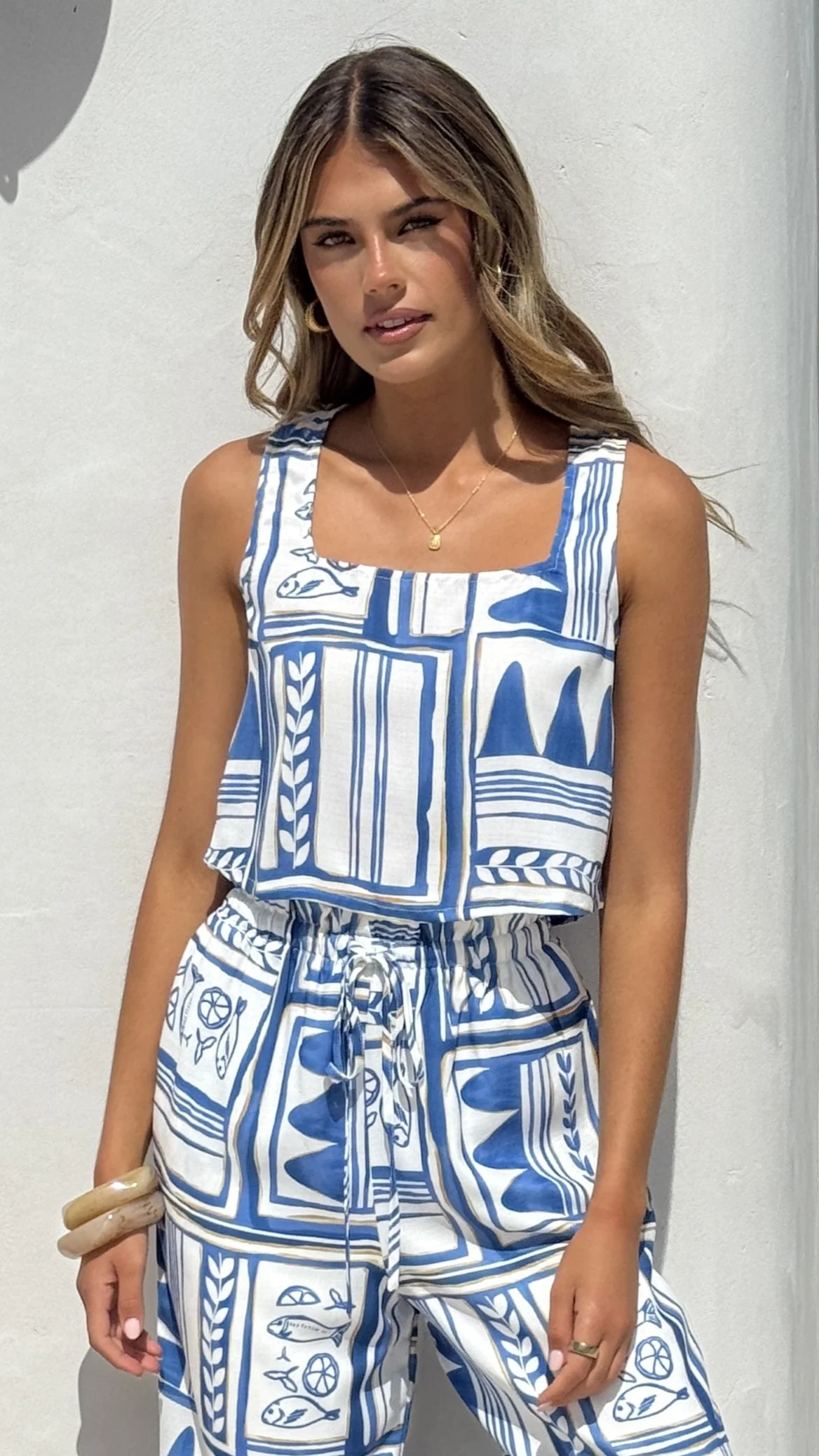 Jayda Crop Top - Coastal Escape - Image 8