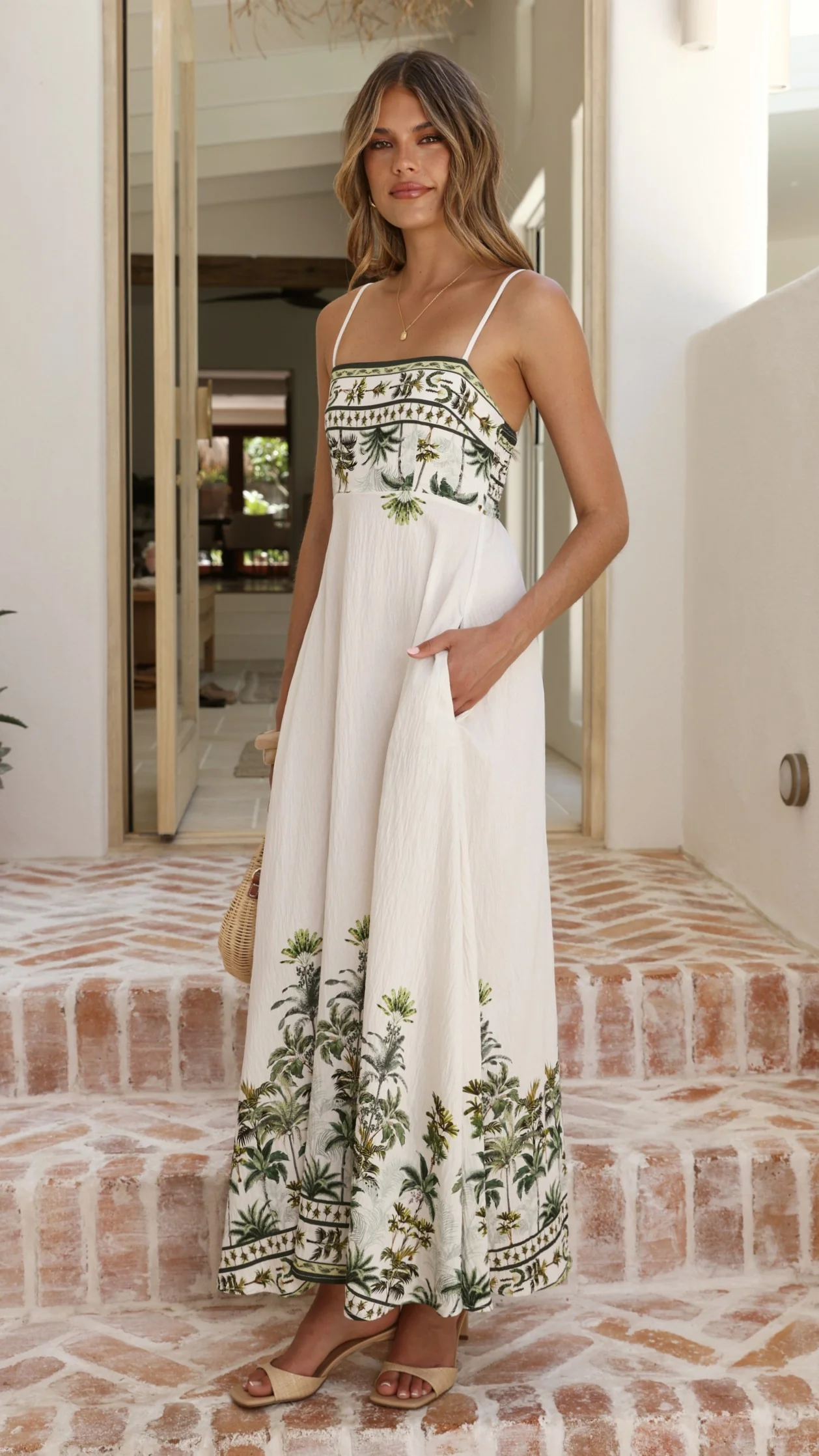Jaylene Maxi Dress - Palm Garden - Image 5