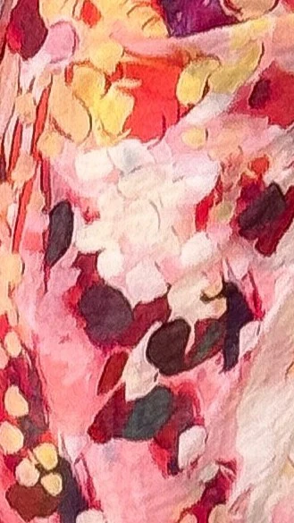 Jemma Long Sleeve Mini Dress - Pink Abstract - Image 3