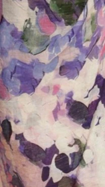 Jemma Long Sleeve Mini Dress - Purple Abstract - Image 5