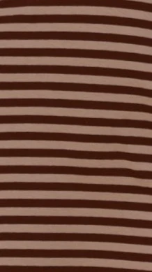 Jenna Halter Knit Mini Dress - Chocolate/Nude Stripe - Image 12