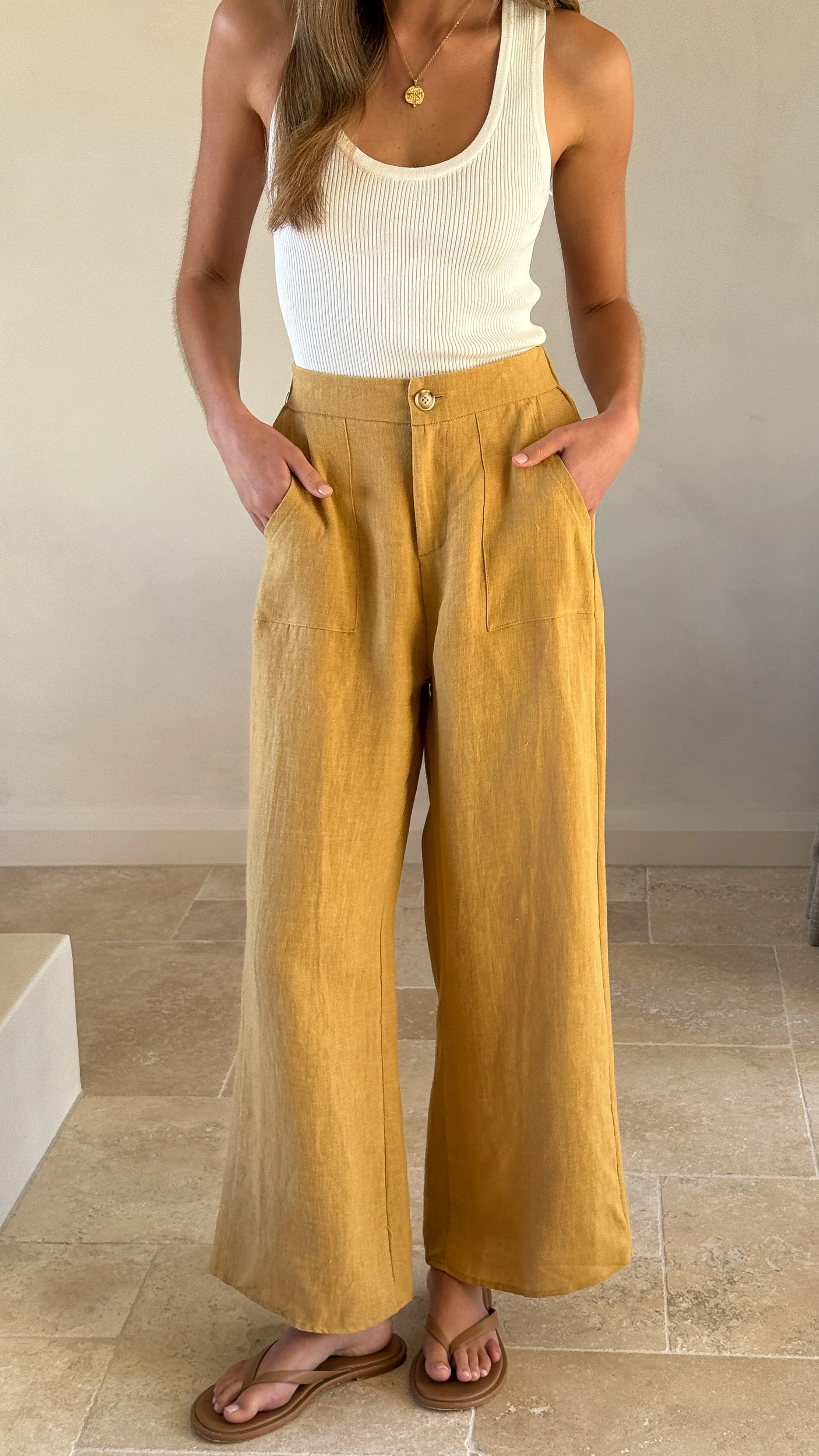 Jude Pants - Mustard - Image 5
