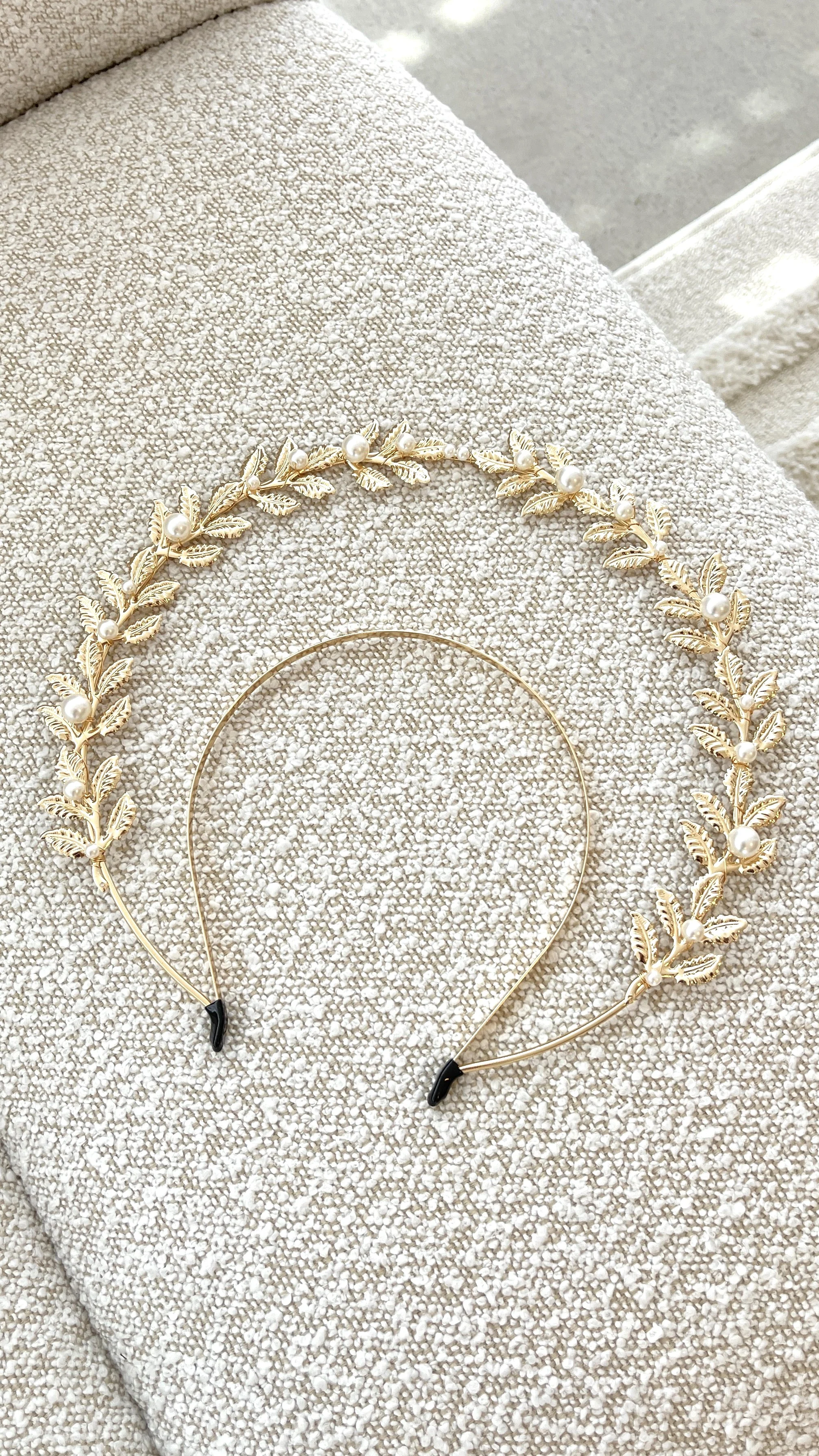 Juliet Halo Headband - Gold - Image 2