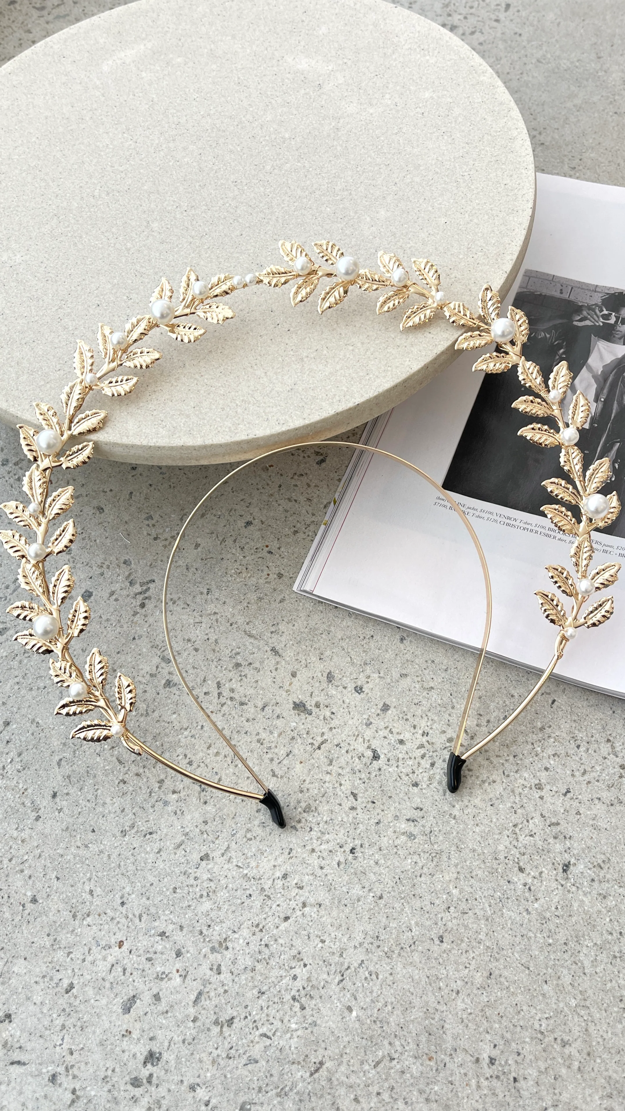 Juliet Halo Headband - Gold - Image 3