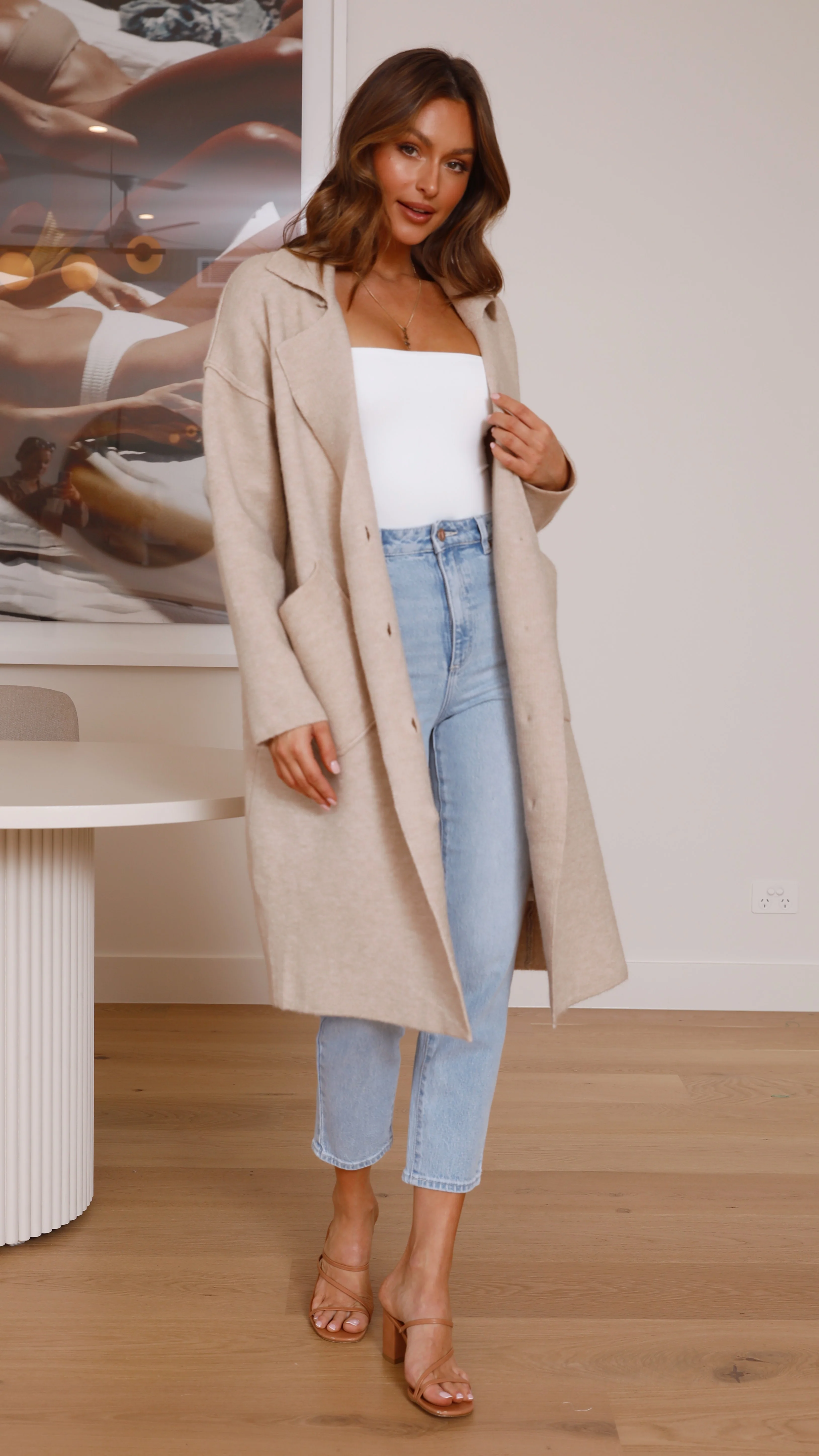 Kacela Jacket - Oatmeal - Image 15